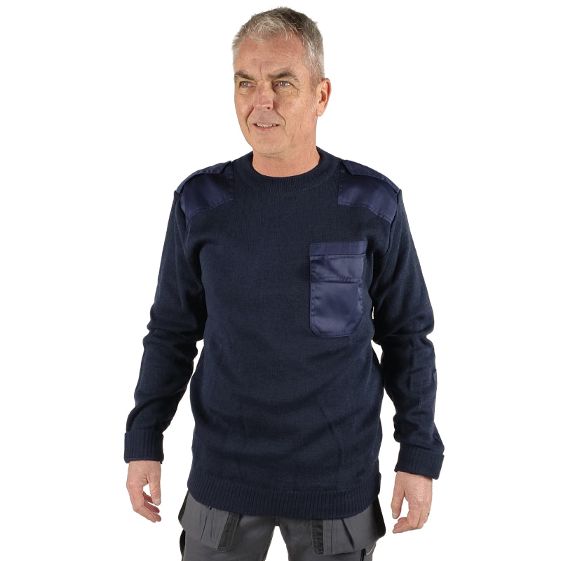 Storvik Dampier Commando trui 8120 Navy