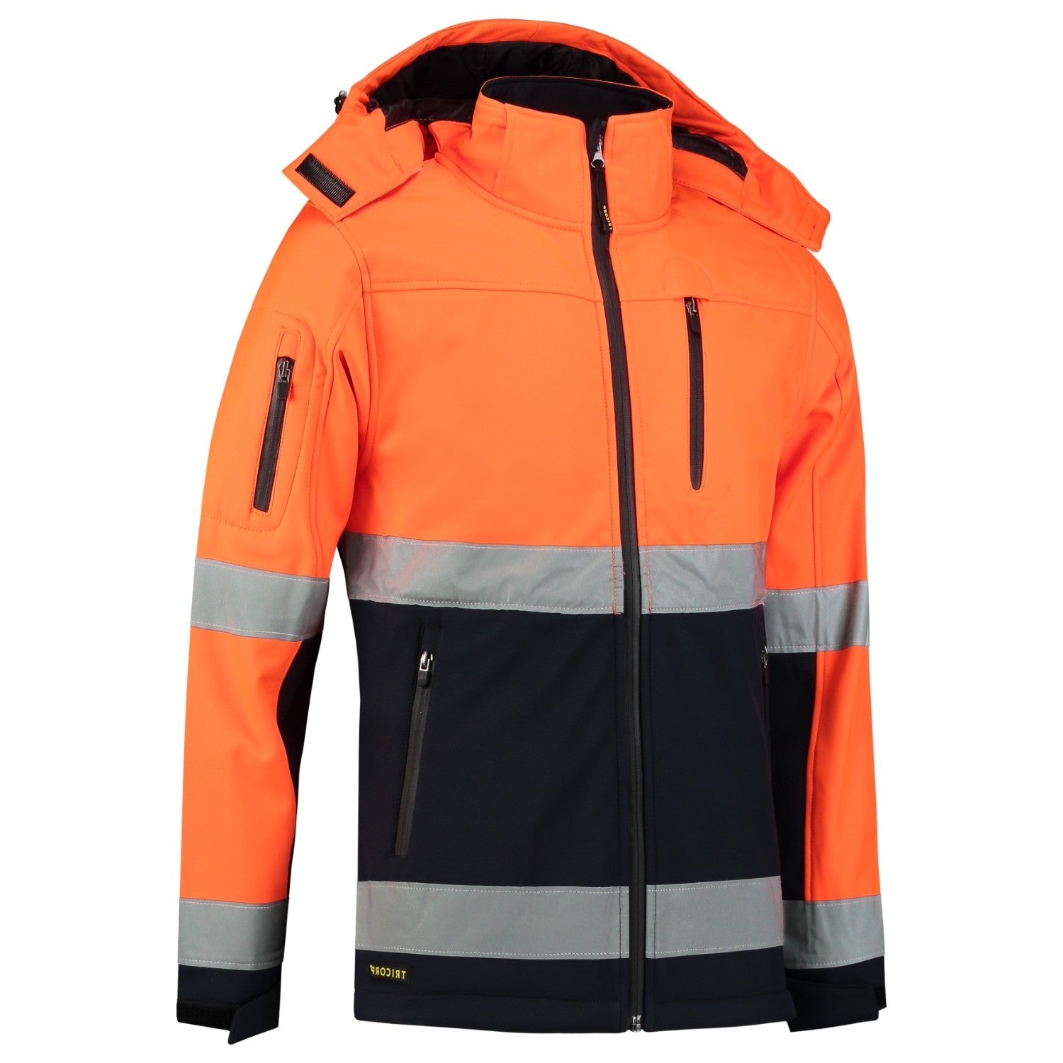 Tricorp 403007 Signaal Softshell Jack EN471 Oranje/Blauw