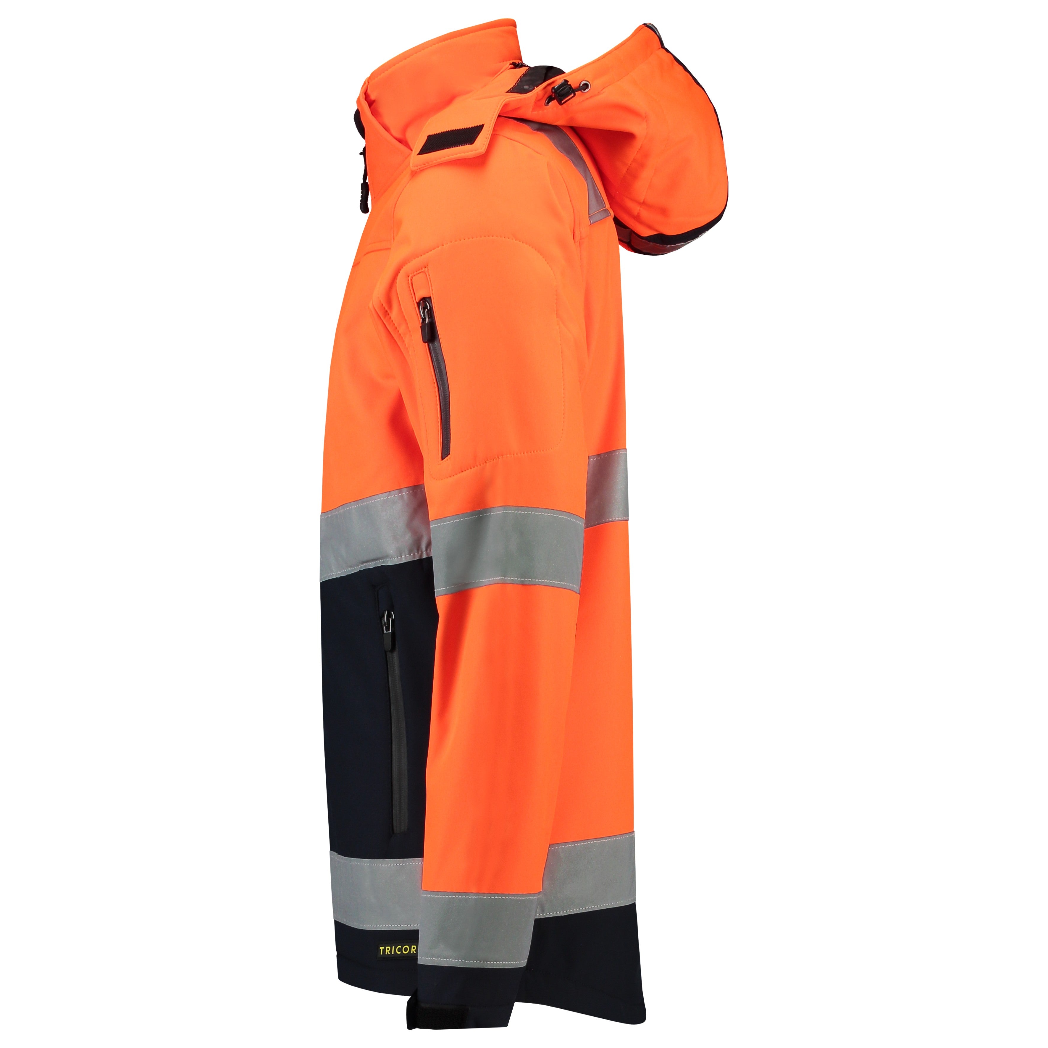 Tricorp 403007 Signaal Softshell Jack EN471 Oranje/Blauw