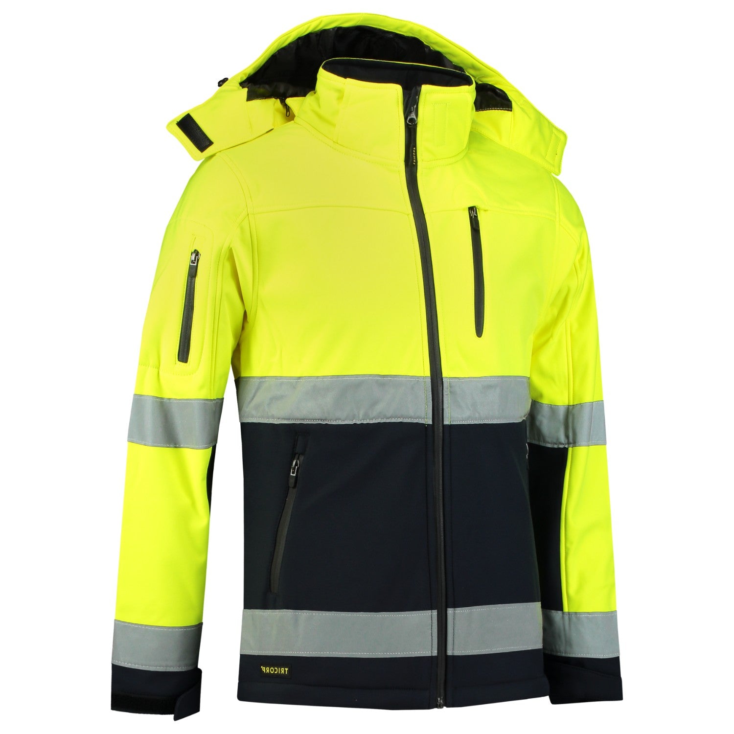 Tricorp 403007 Signaal Softshell Jack EN471 Geel/Marine
