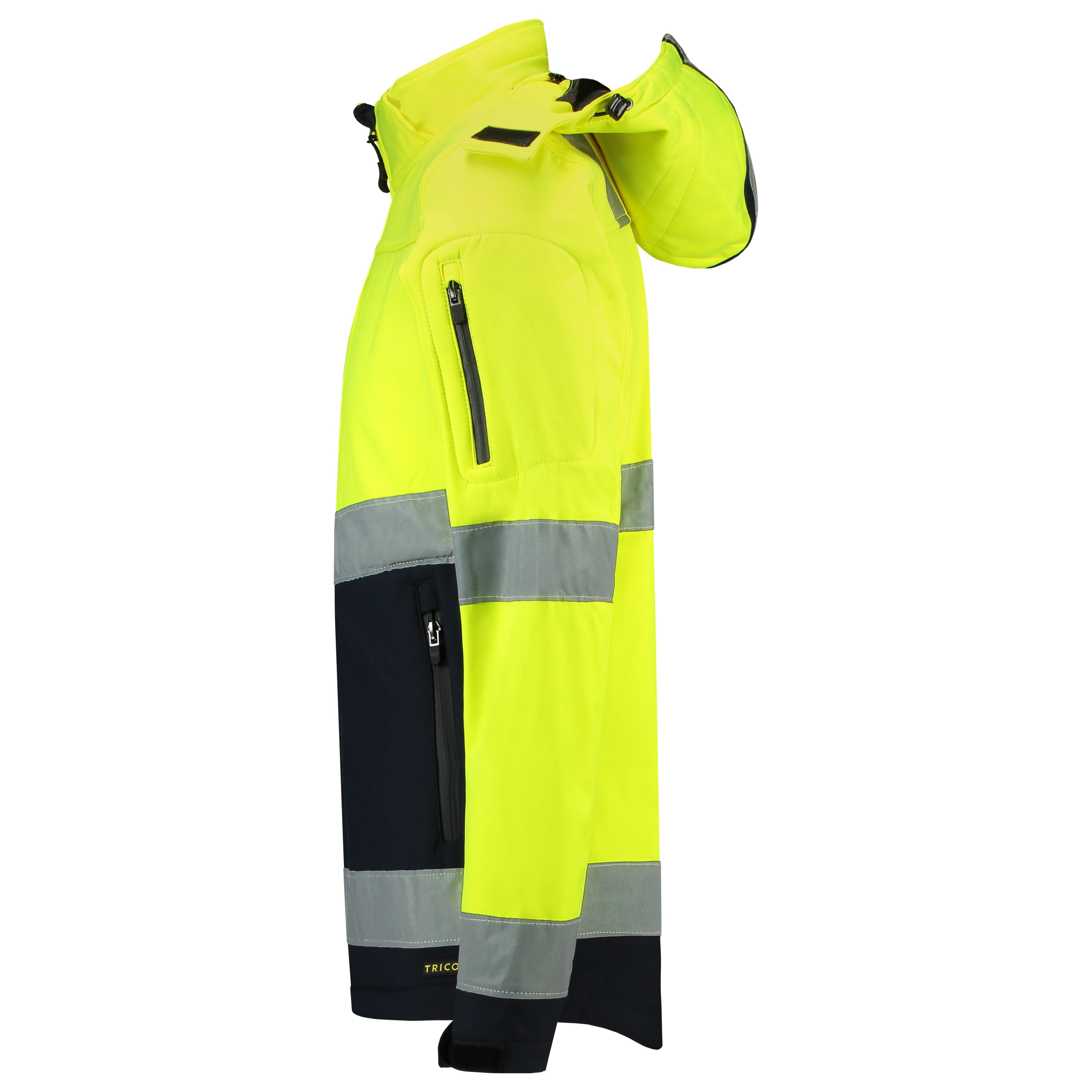 Tricorp 403007 Signaal Softshell Jack EN471 Geel/Marine