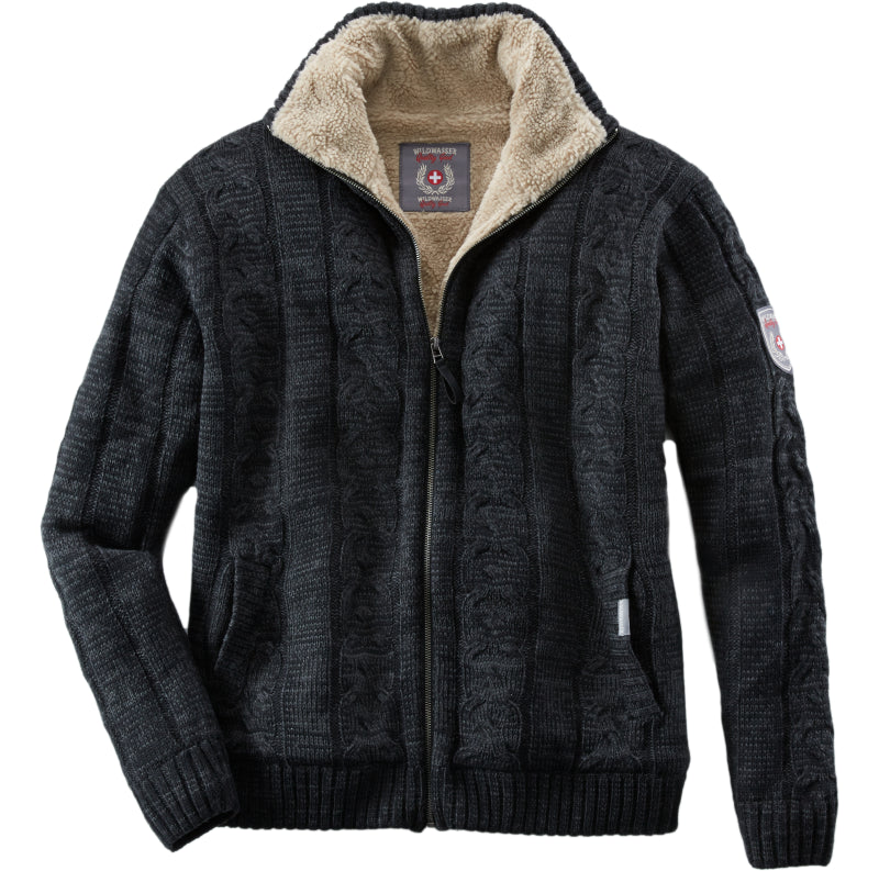 Terratrend Gebreide Noorse vest 60451 1063 Zwart/Grijs