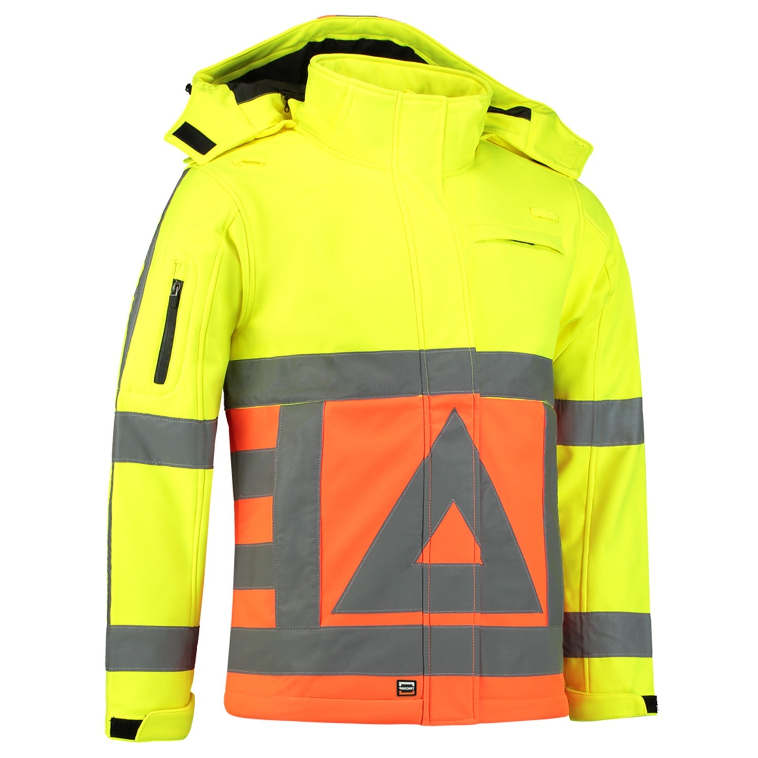 Tricorp 403002 Softshell Verkeersregelaar Fluo Oranje/Fluo Geel