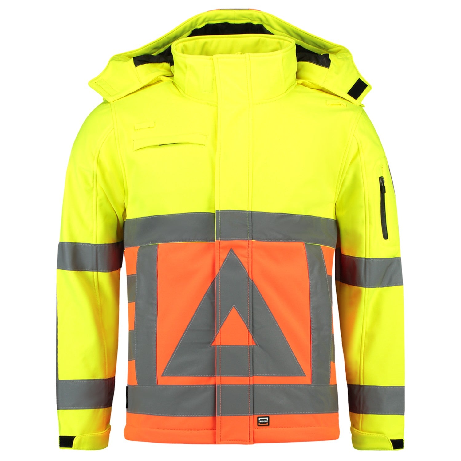 Tricorp 403002 Softshell Verkeersregelaar Fluo Oranje/Fluo Geel