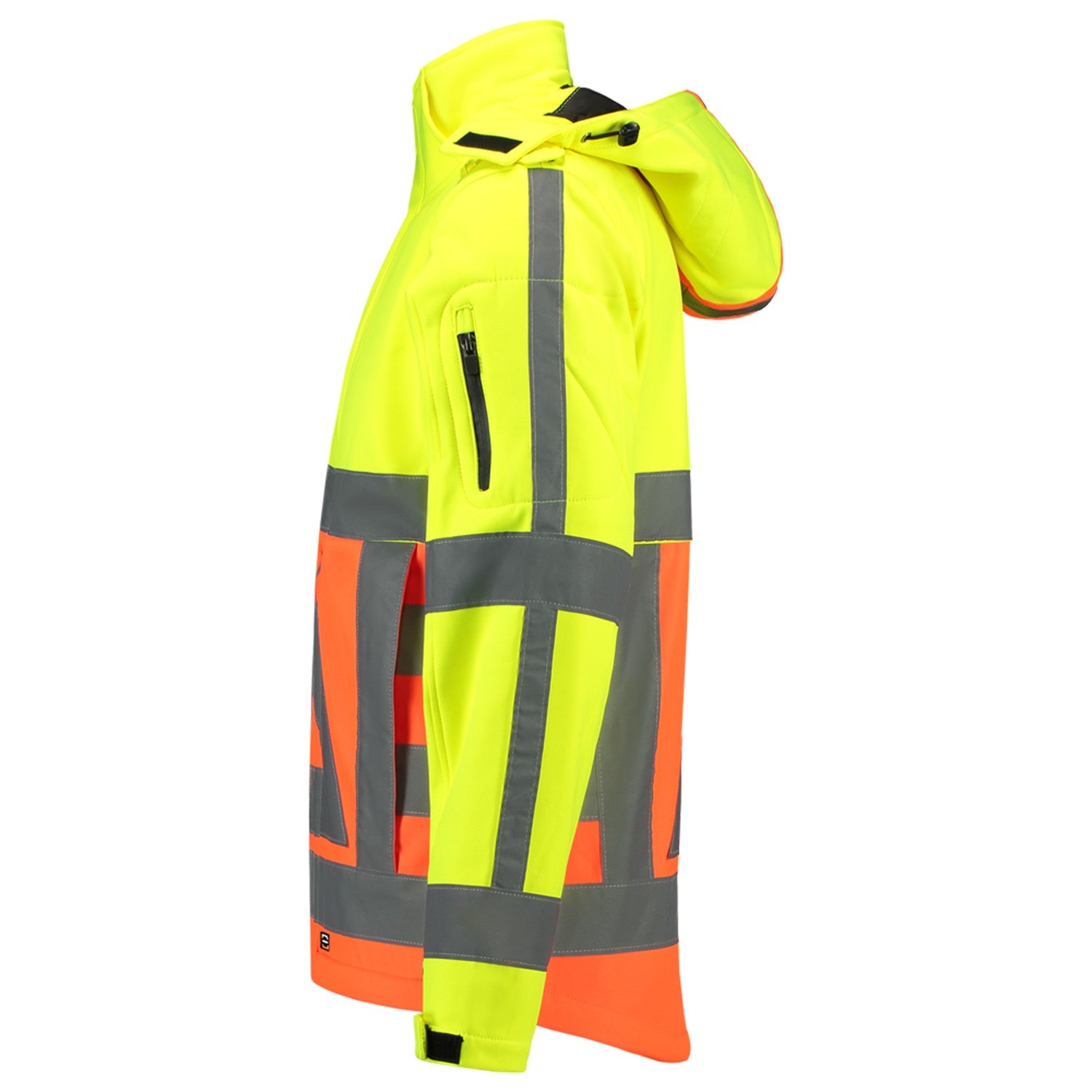 Tricorp 403002 Softshell Verkeersregelaar Fluo Oranje/Fluo Geel