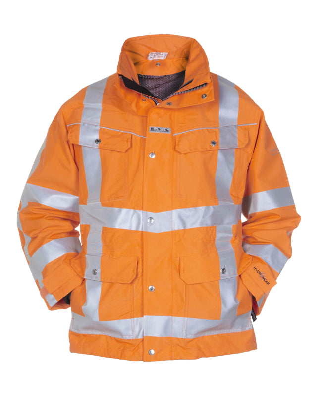 Hydrowear Simply No Sweat Hi-Vis Parka Franeker Fluo Oranje 04026007