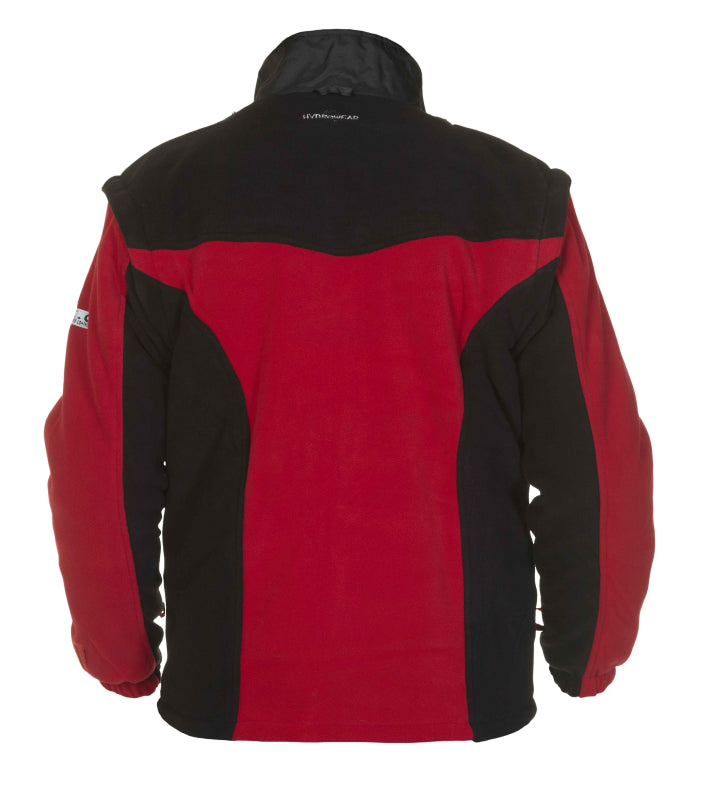 Hydrowear Simply No Sweat Fleecejas Keulen Rood/Zwart 04026014F