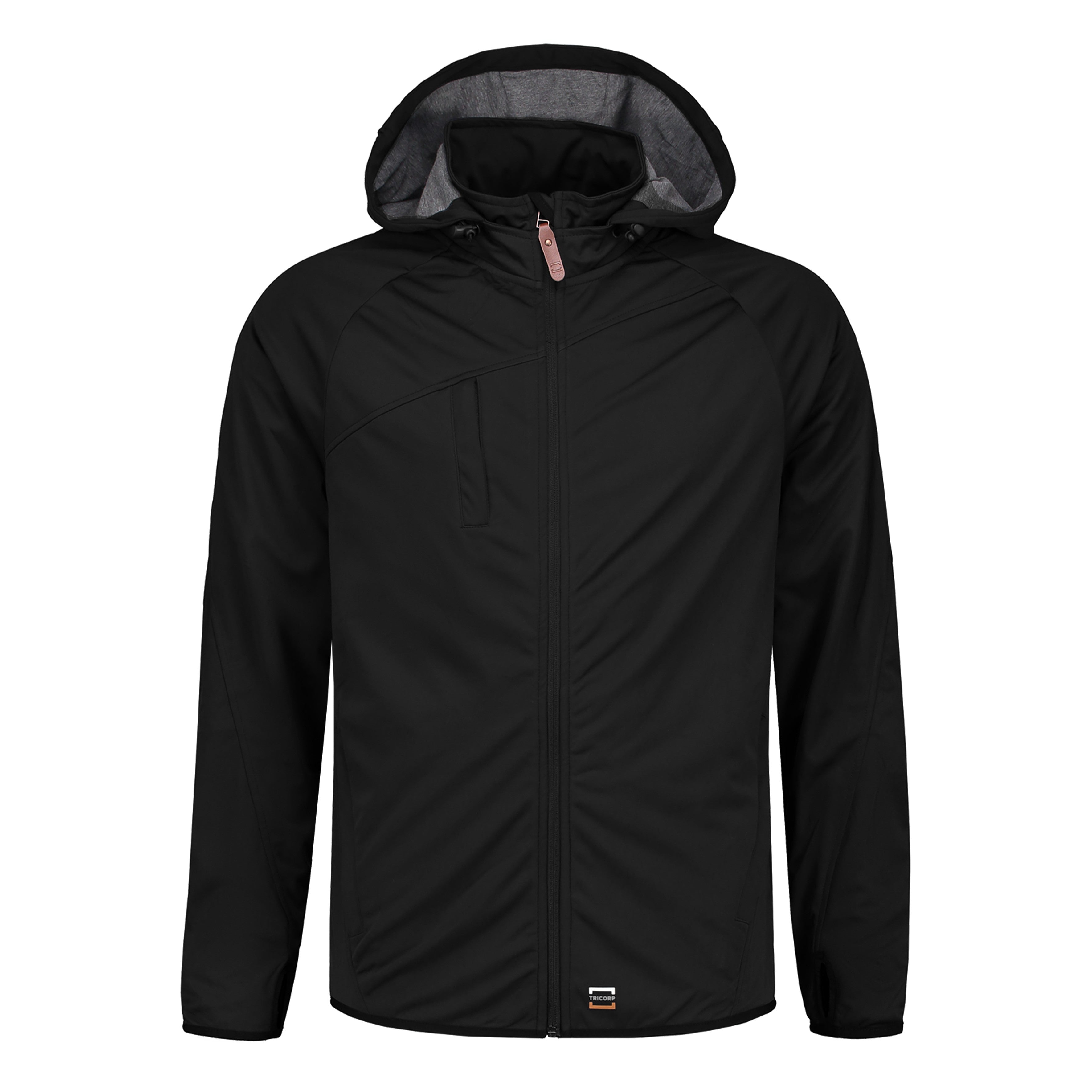 Tricorp Premium 404001 Jas Met Capuchon Zwart
