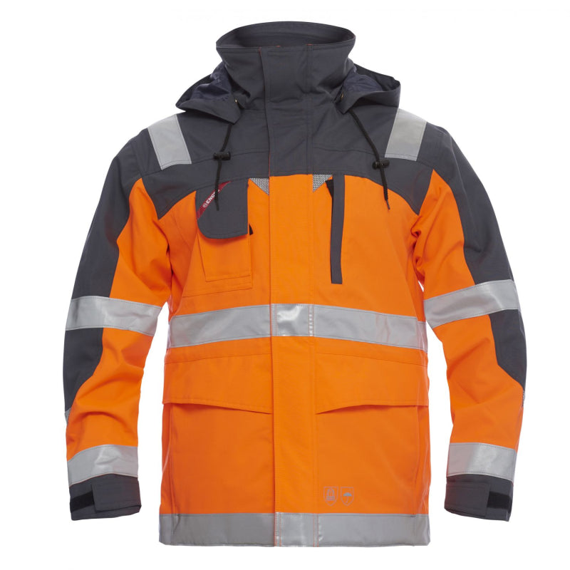 Engel Parka Jas EN 20471 1000-928 Oranje/Grijs 1025