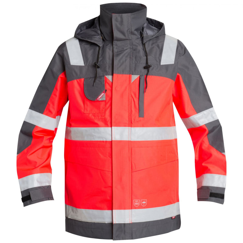 Engel Parka Jas EN 20471 1000-928 Rood/Grijs 4725