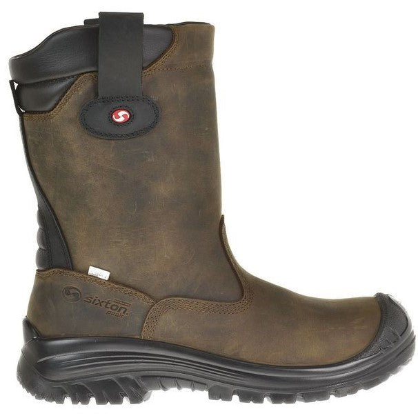 Sixton 81411-07 Ranch Laars Hdry Hoog S3 + KN Gevoerd Bruin/Zwart
