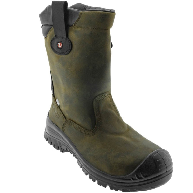 Sixton 81411-07 Ranch Laars Hdry Hoog S3 + KN Gevoerd Bruin/Zwart