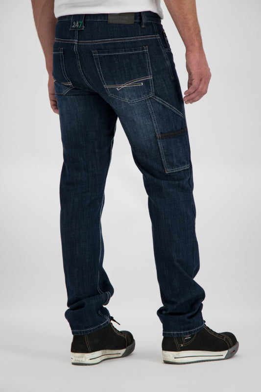 247Jeans Wolf D30 Non Stretch Broek Donkerblauw L34