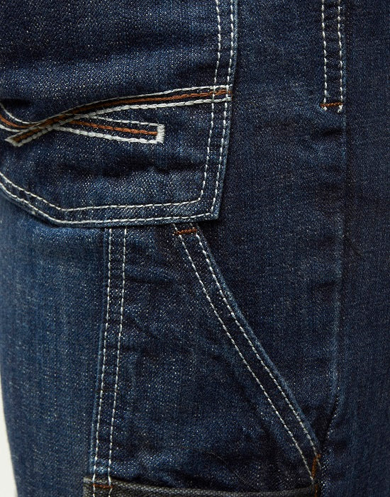 247Jeans Wolf D30 Non Stretch Broek Donkerblauw L34