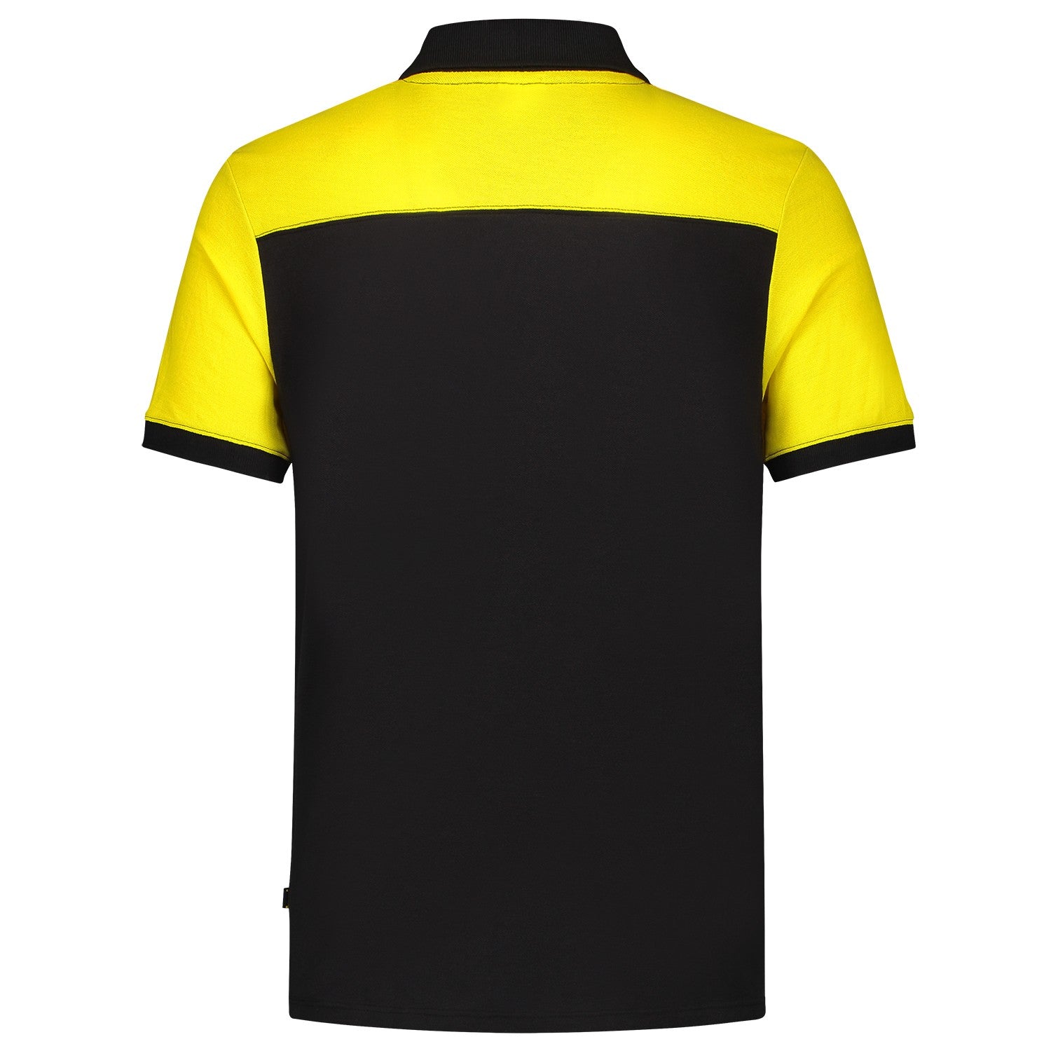 Tricorp Poloshirt 202006 Bicolor Naden Zwart/Geel