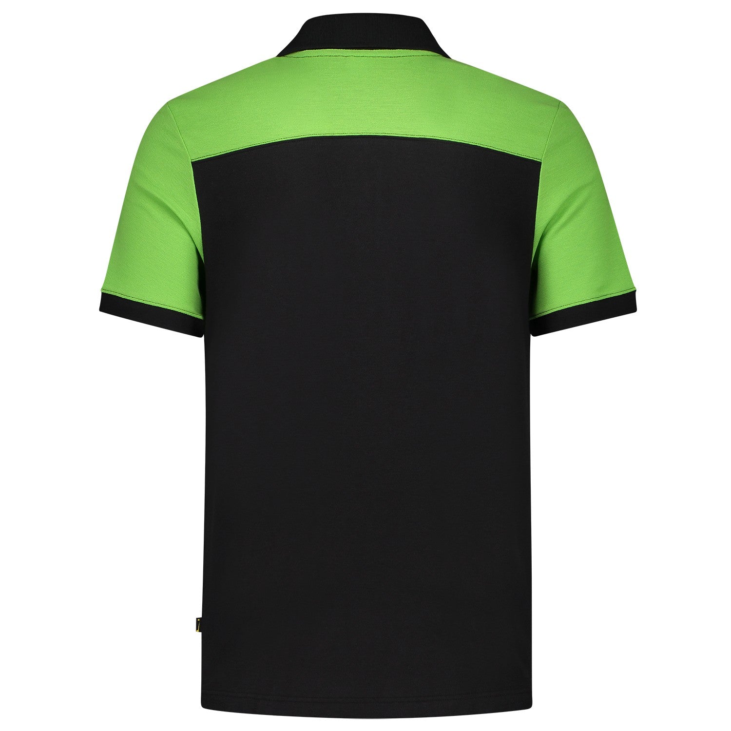 Tricorp Poloshirt 202006 Bicolor Naden Zwart/Lime