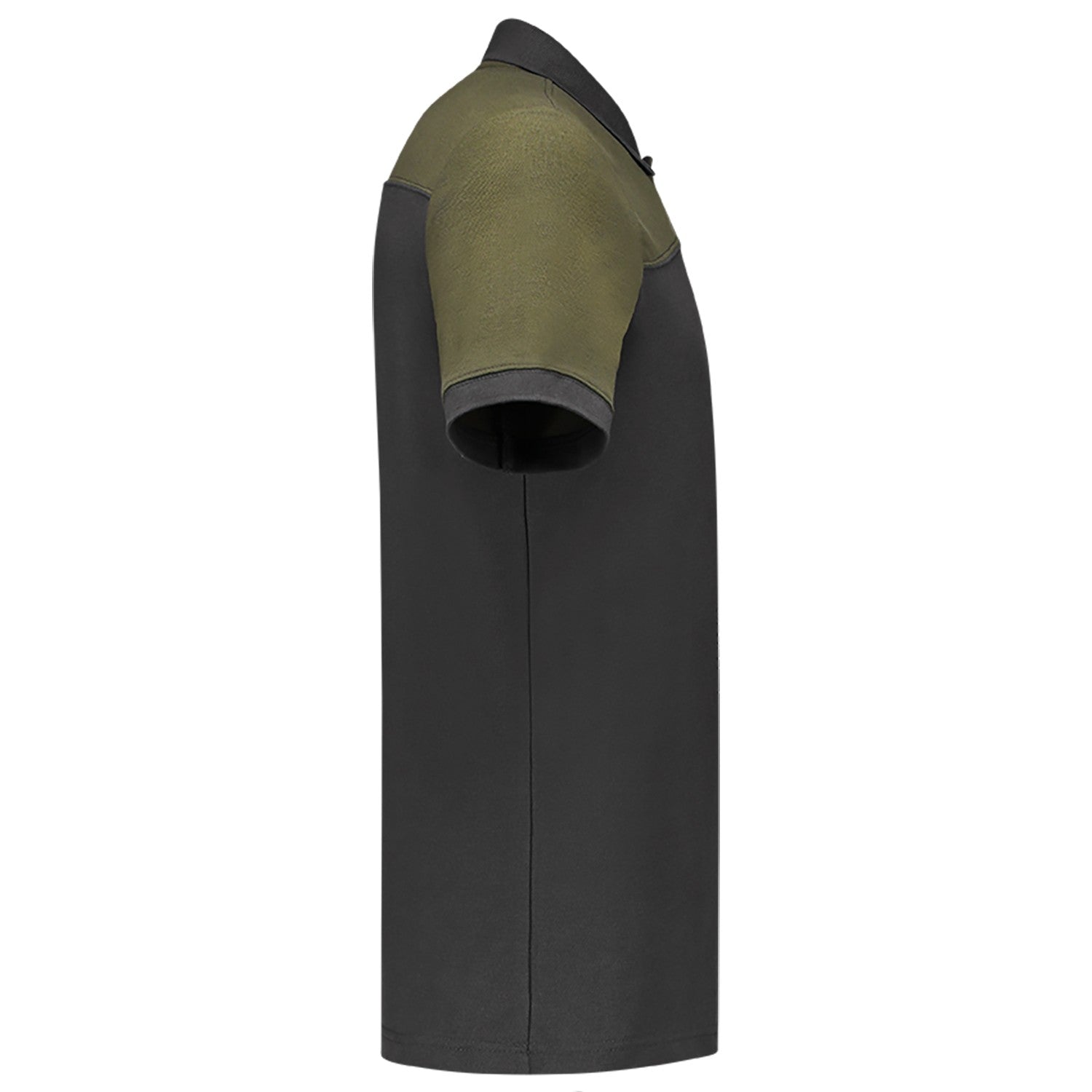 Tricorp Poloshirt 202006 Bicolor Naden Donkergrijs/Legergroen