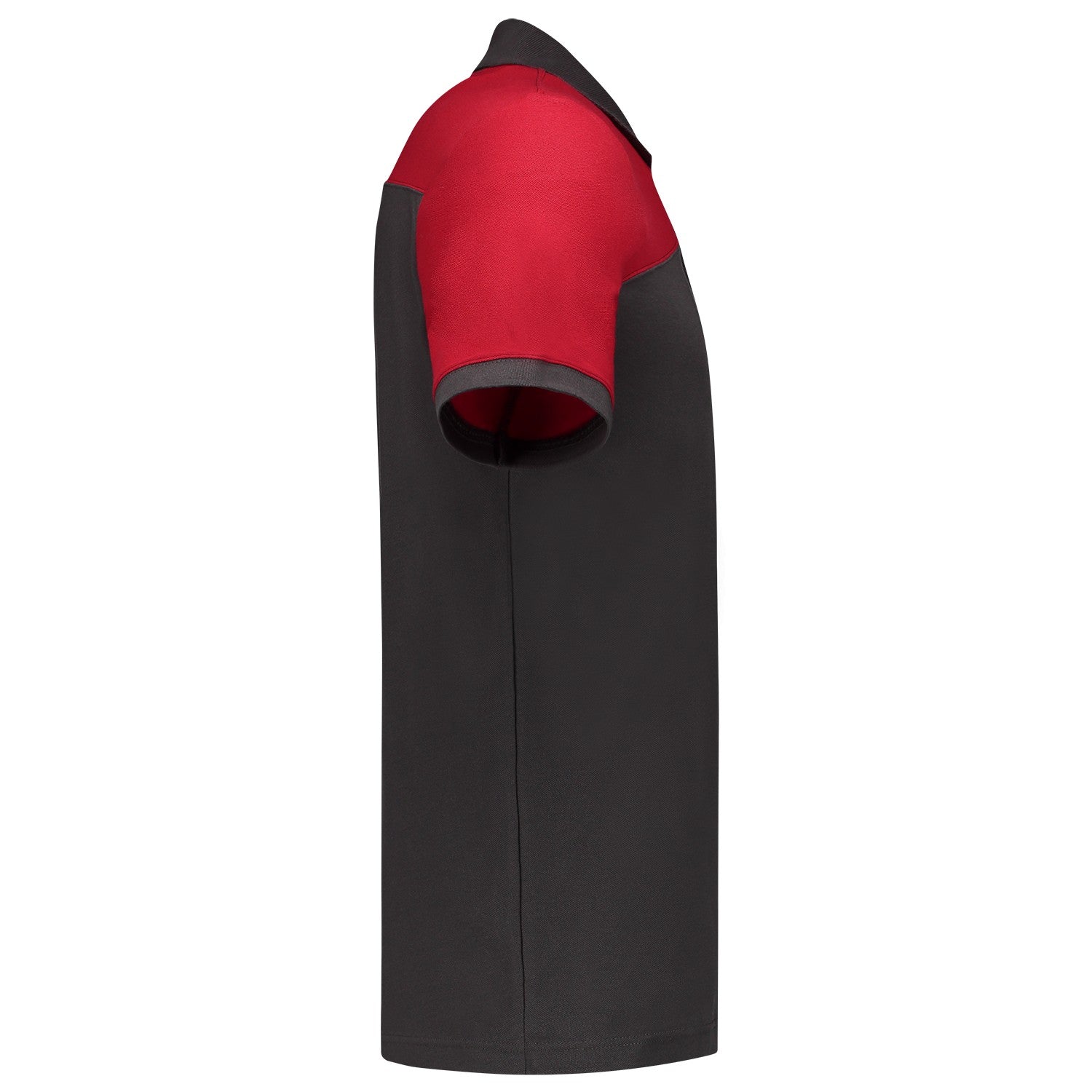 Tricorp Poloshirt 202006 Bicolor Naden Donkergrijs/Rood