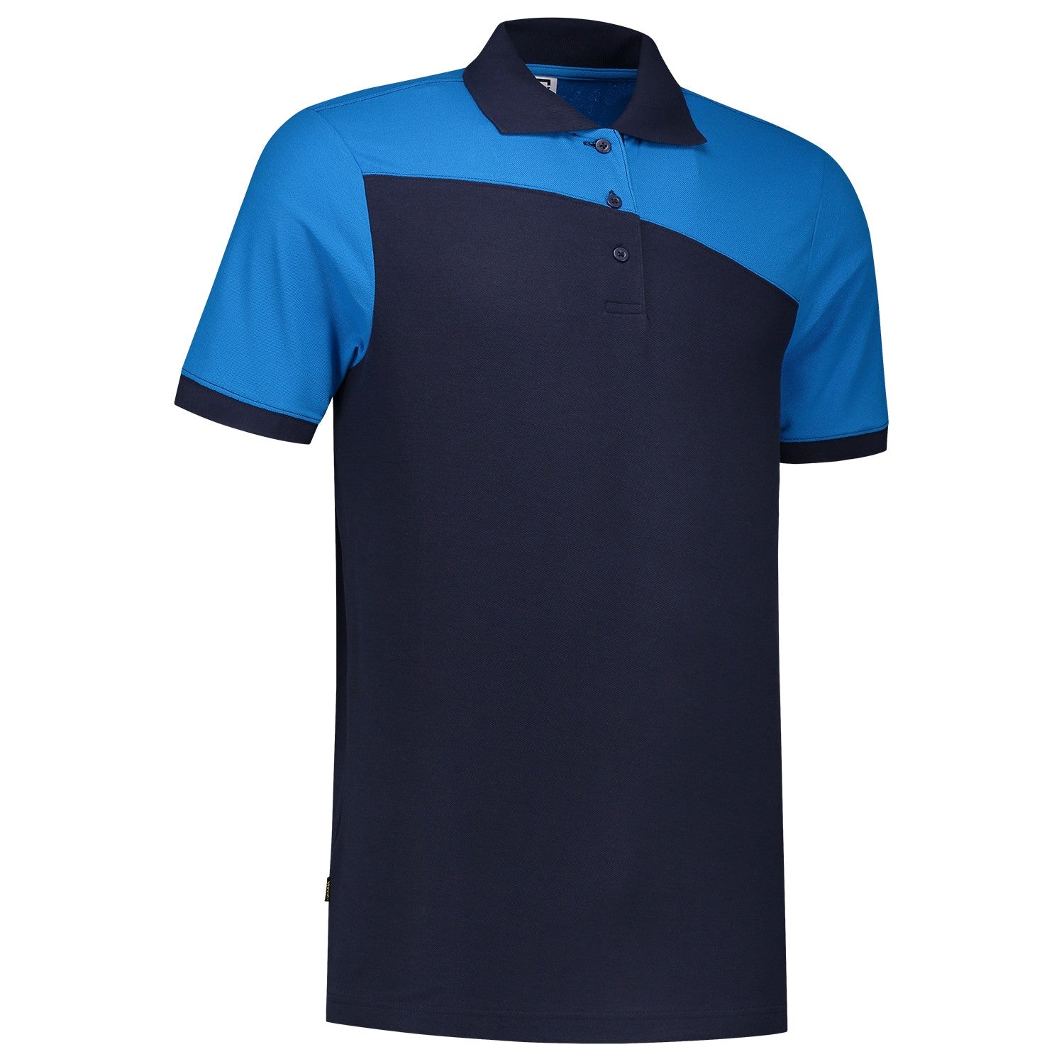 Tricorp Poloshirt 202006 Bicolor Naden Inktblauw/Turquoise