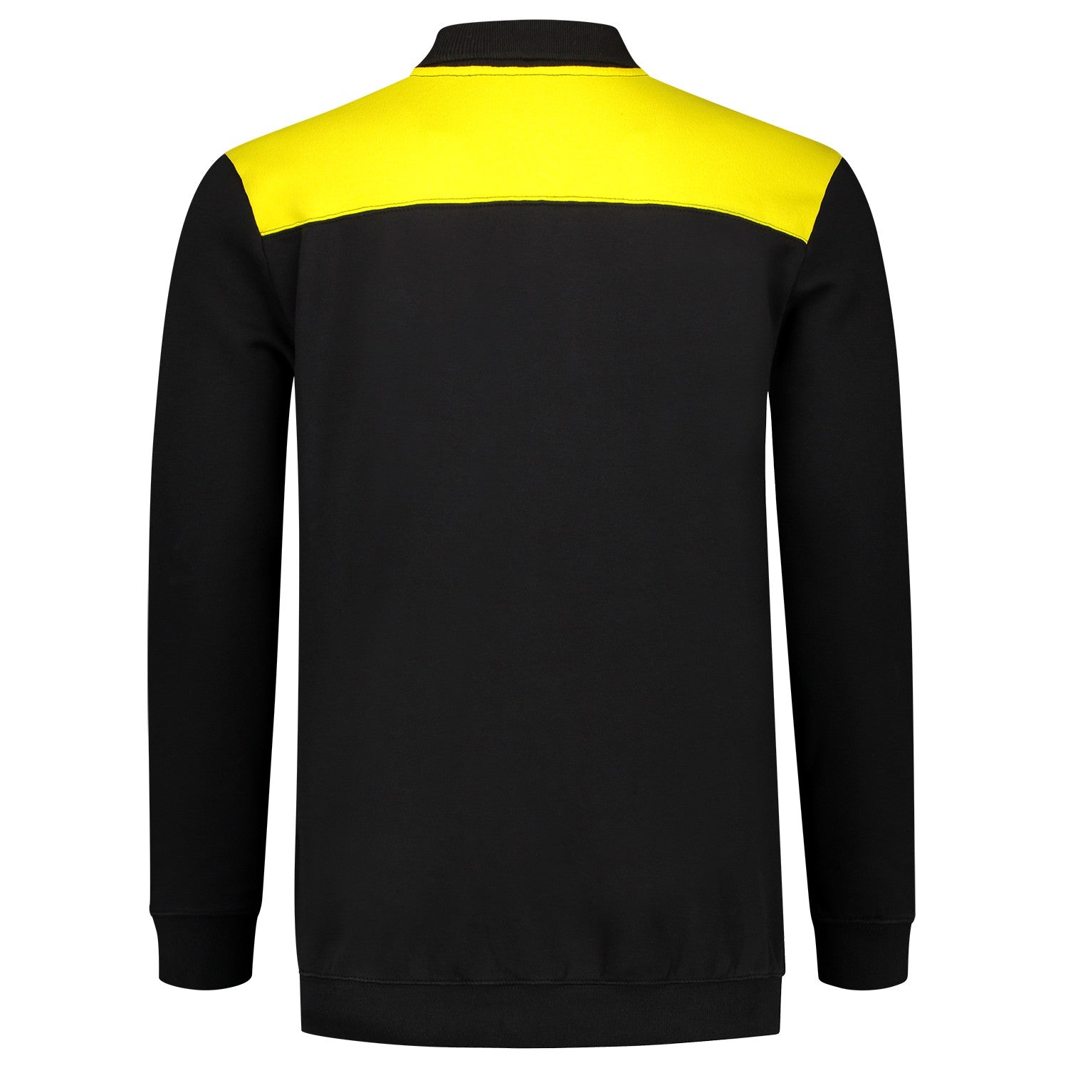 Tricorp Polosweater 302004 Bicolor Naden Zwart/Geel