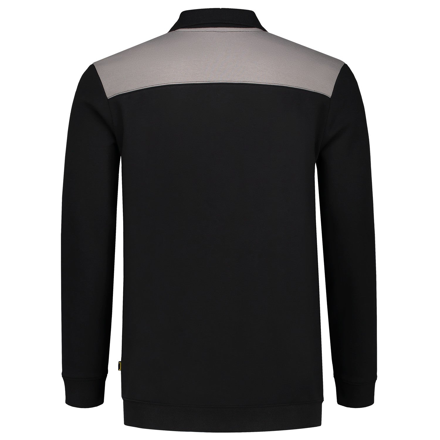 Tricorp Polosweater 302004 Bicolor Naden Zwart/Grijs