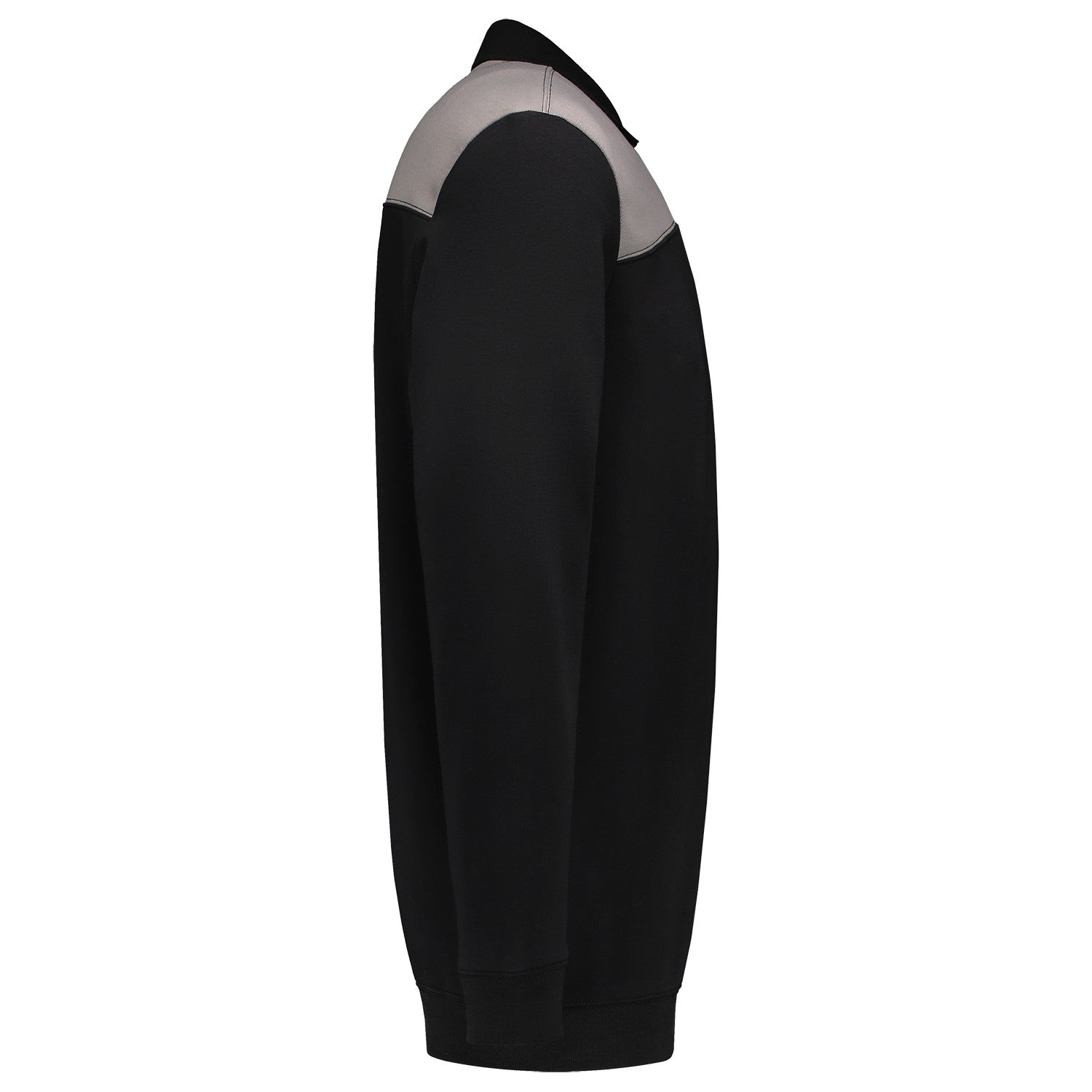 Tricorp Polosweater 302004 Bicolor Naden Zwart/Grijs