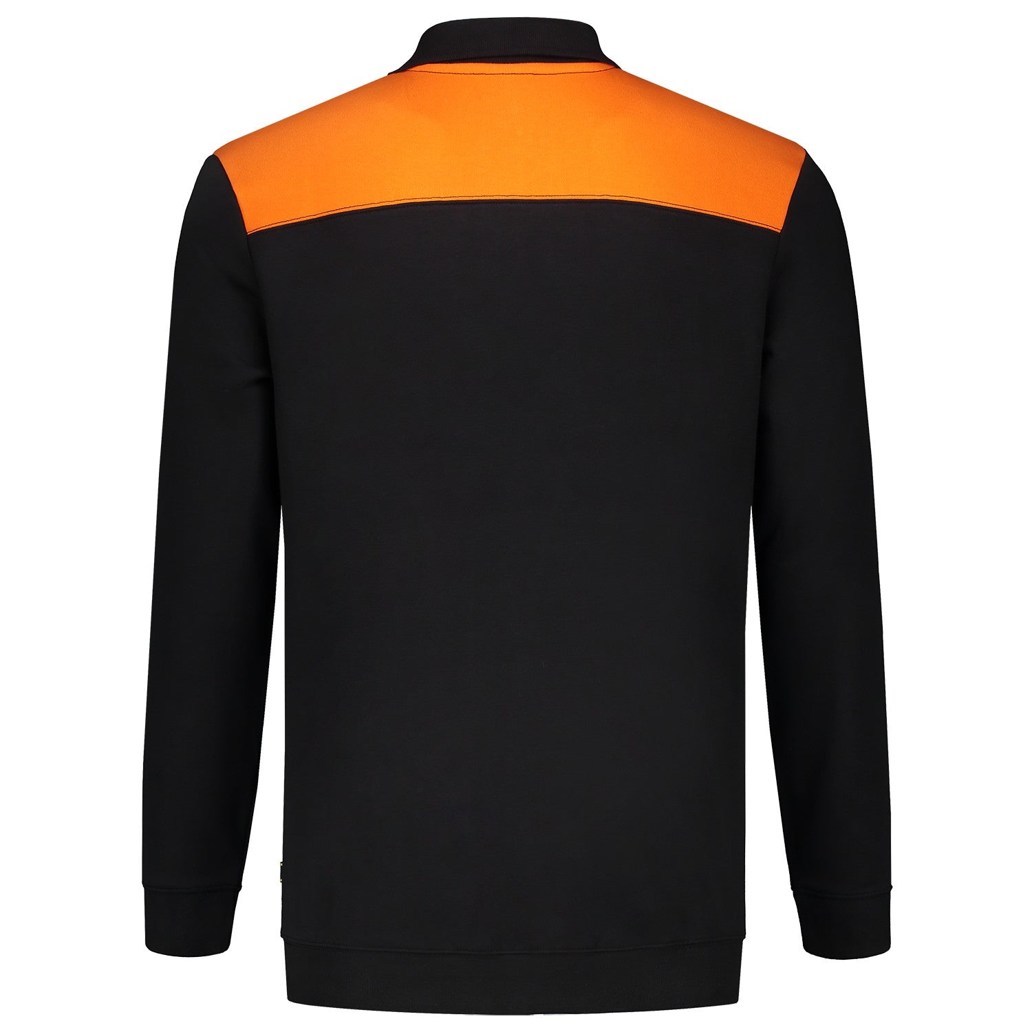 Tricorp Polosweater 302004 Bicolor Naden Zwart/Oranje