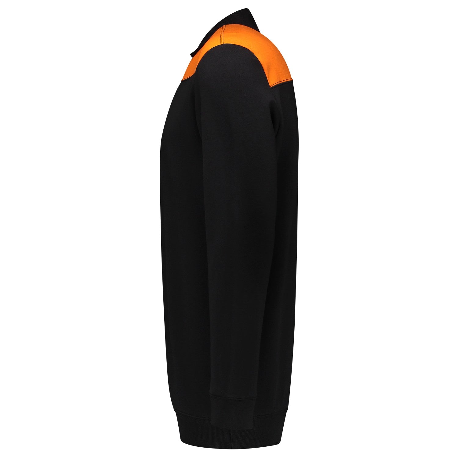 Tricorp Polosweater 302004 Bicolor Naden Zwart/Oranje
