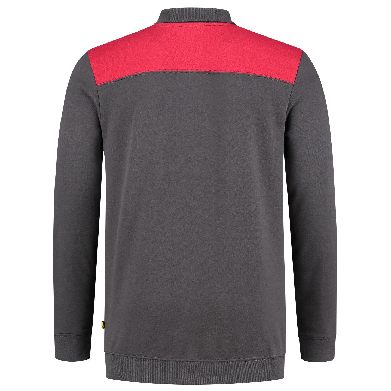 Tricorp Polosweater 302004 Bicolor Naden Donkergrijs/Rood