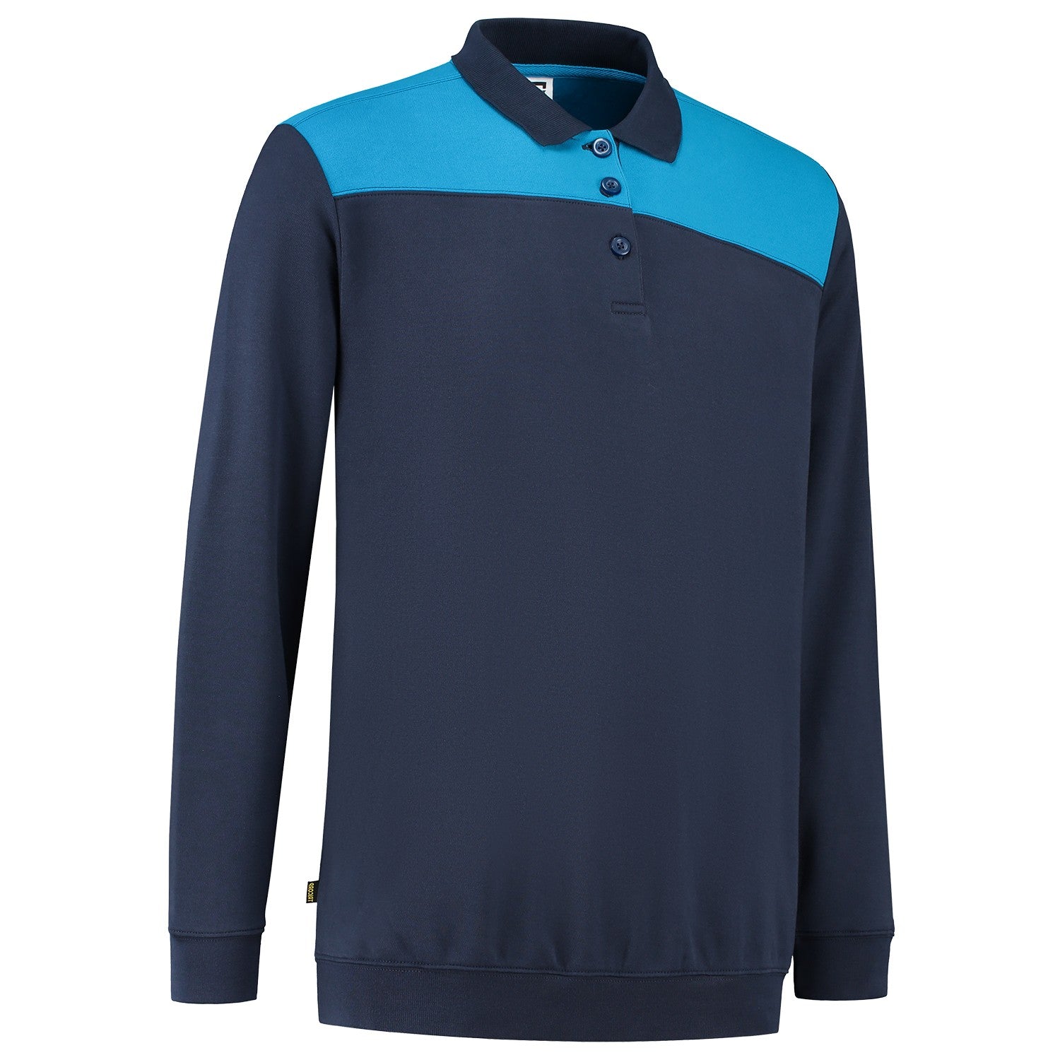 Tricorp Polosweater 302004 Bicolor Naden Inktblauw/Turquoise