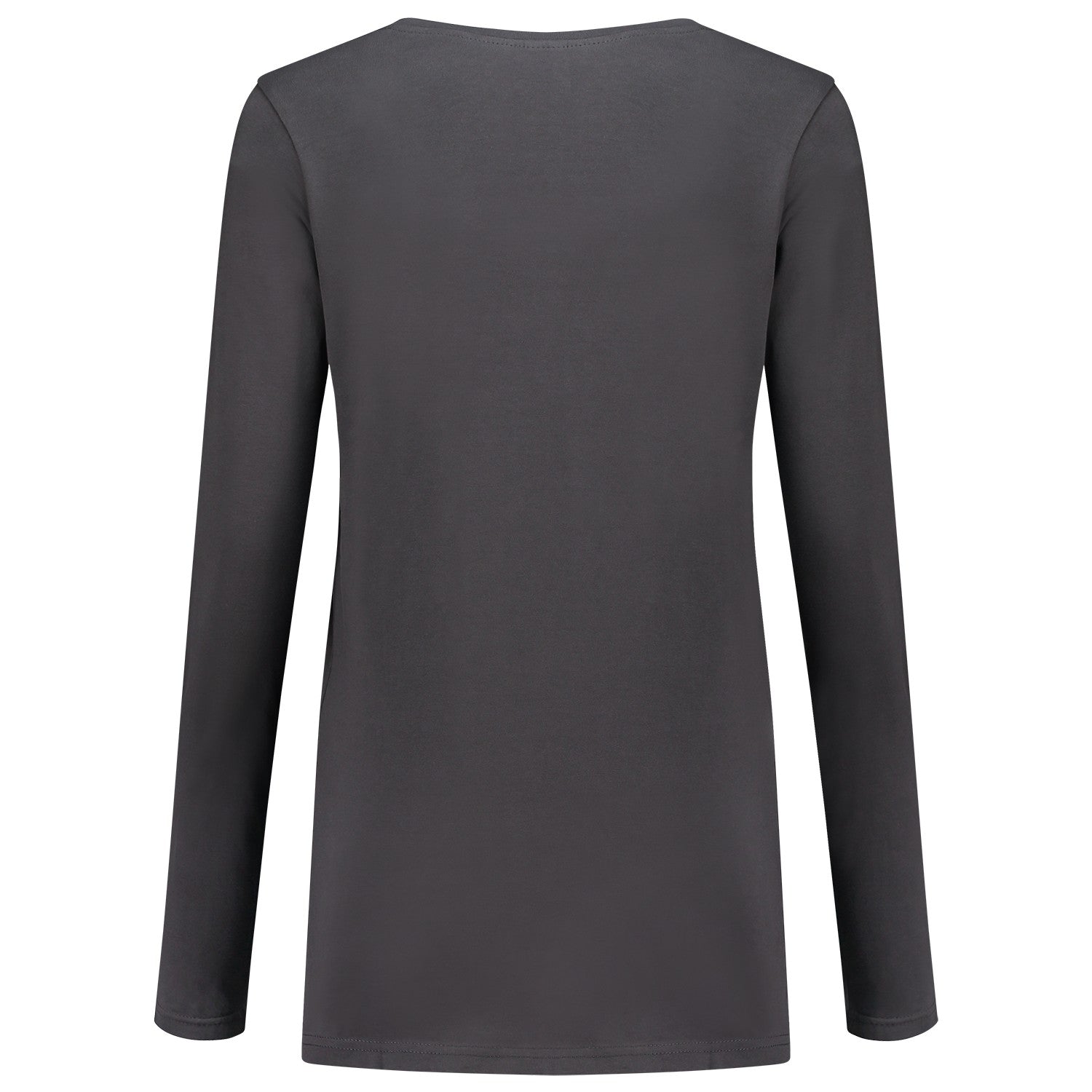 Tricorp 101010 Dames T-Shirt Lange Mouw Donkergrijs