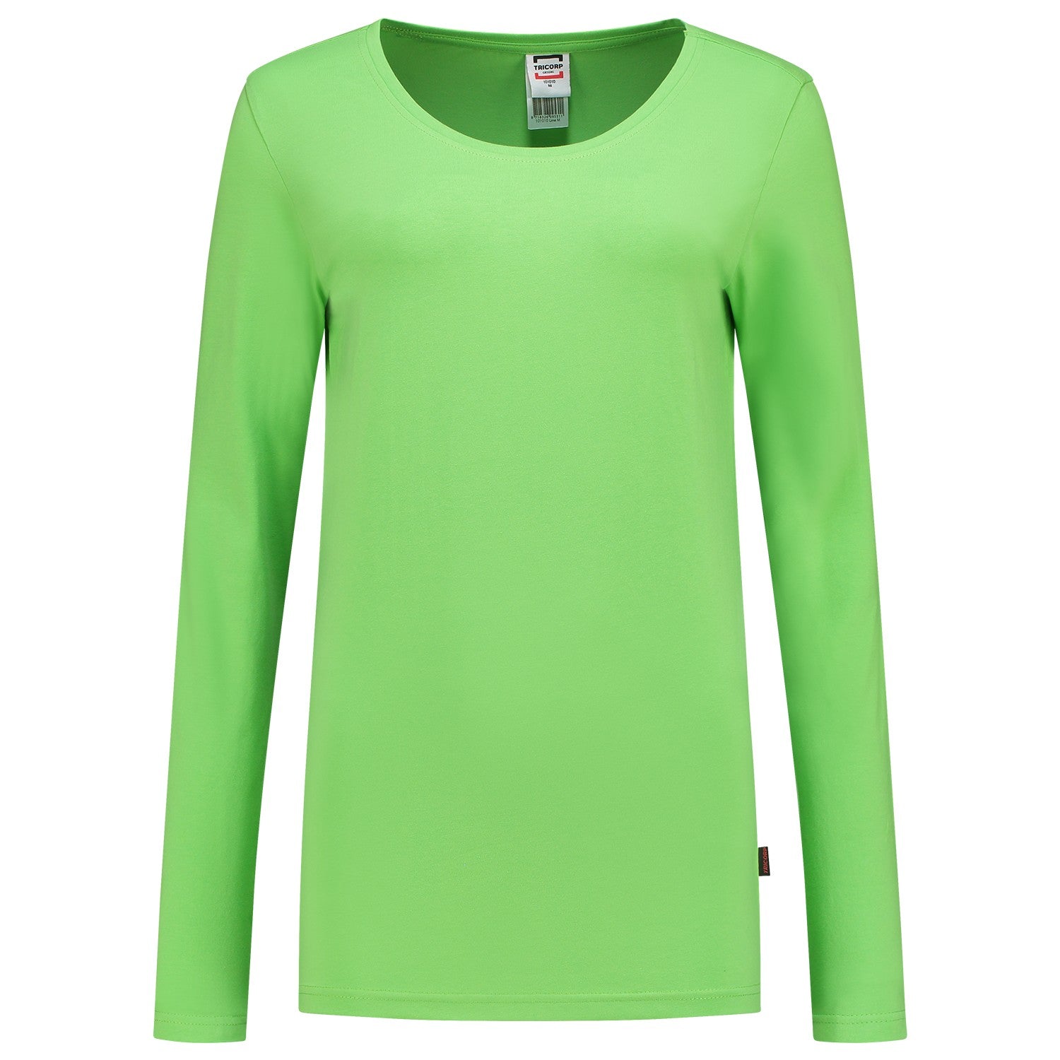 Tricorp 101010 Dames T-Shirt Lange Mouw Lime