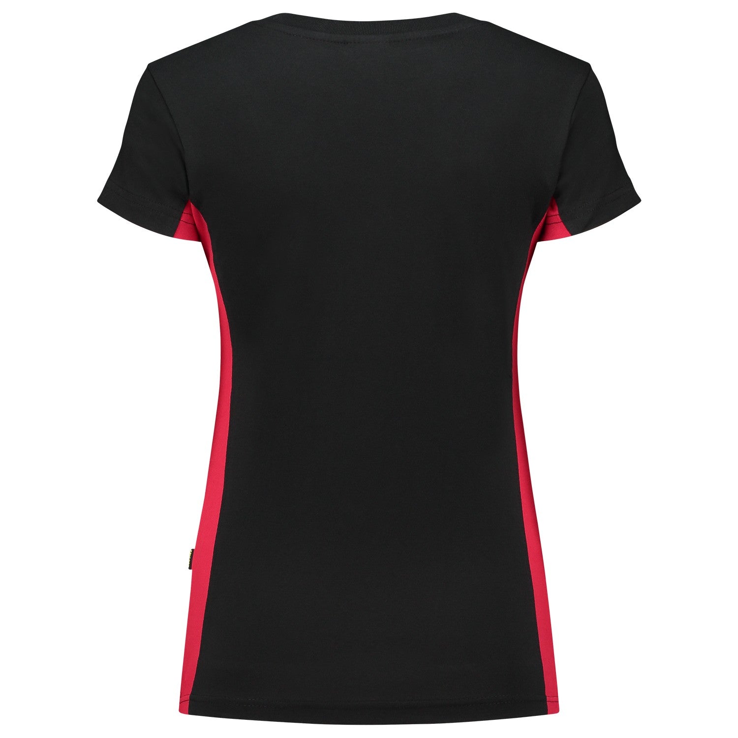 Tricorp 102003 Dames T-Shirt Bicolor Zwart/Rood