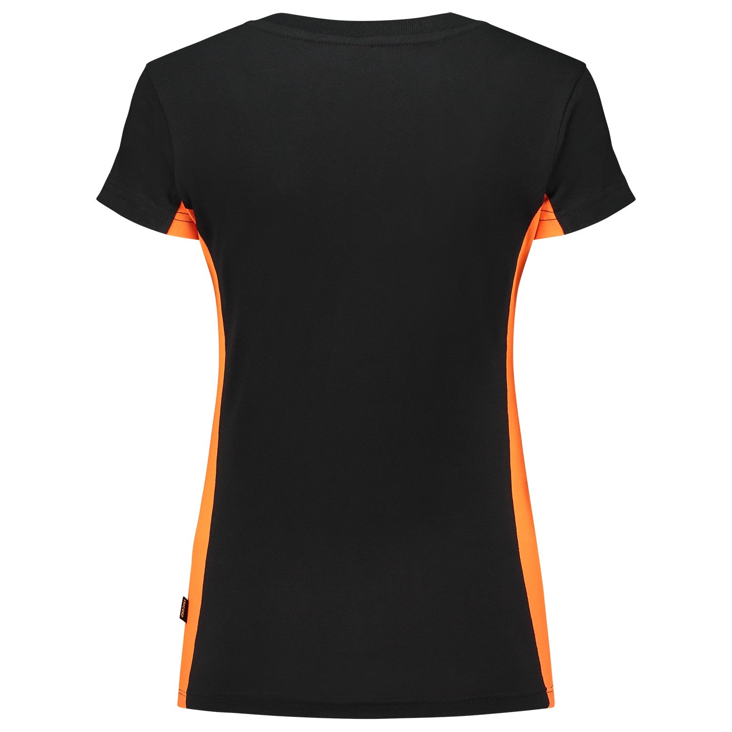 Tricorp 102003 Dames T-Shirt Bicolor Zwart/Oranje