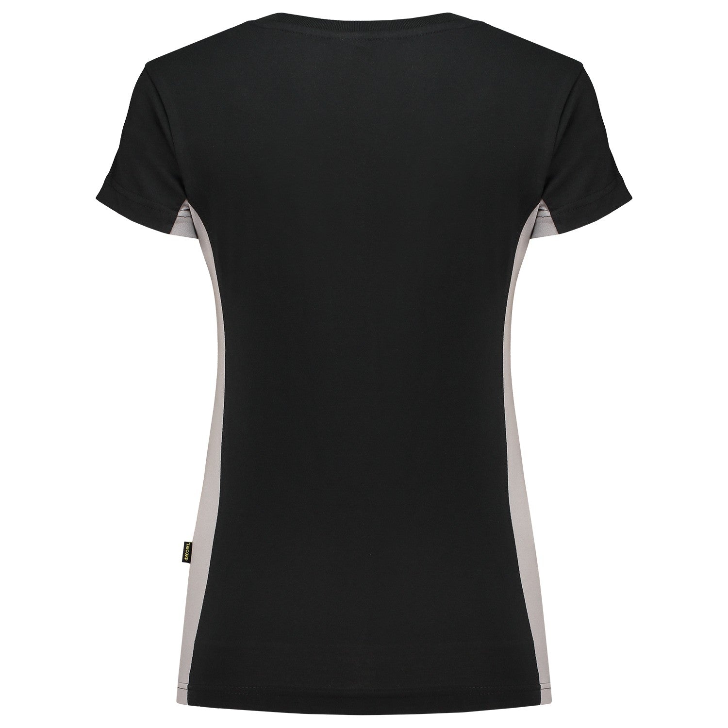 Tricorp 102003 Dames T-Shirt Bicolor Zwart/Grijs
