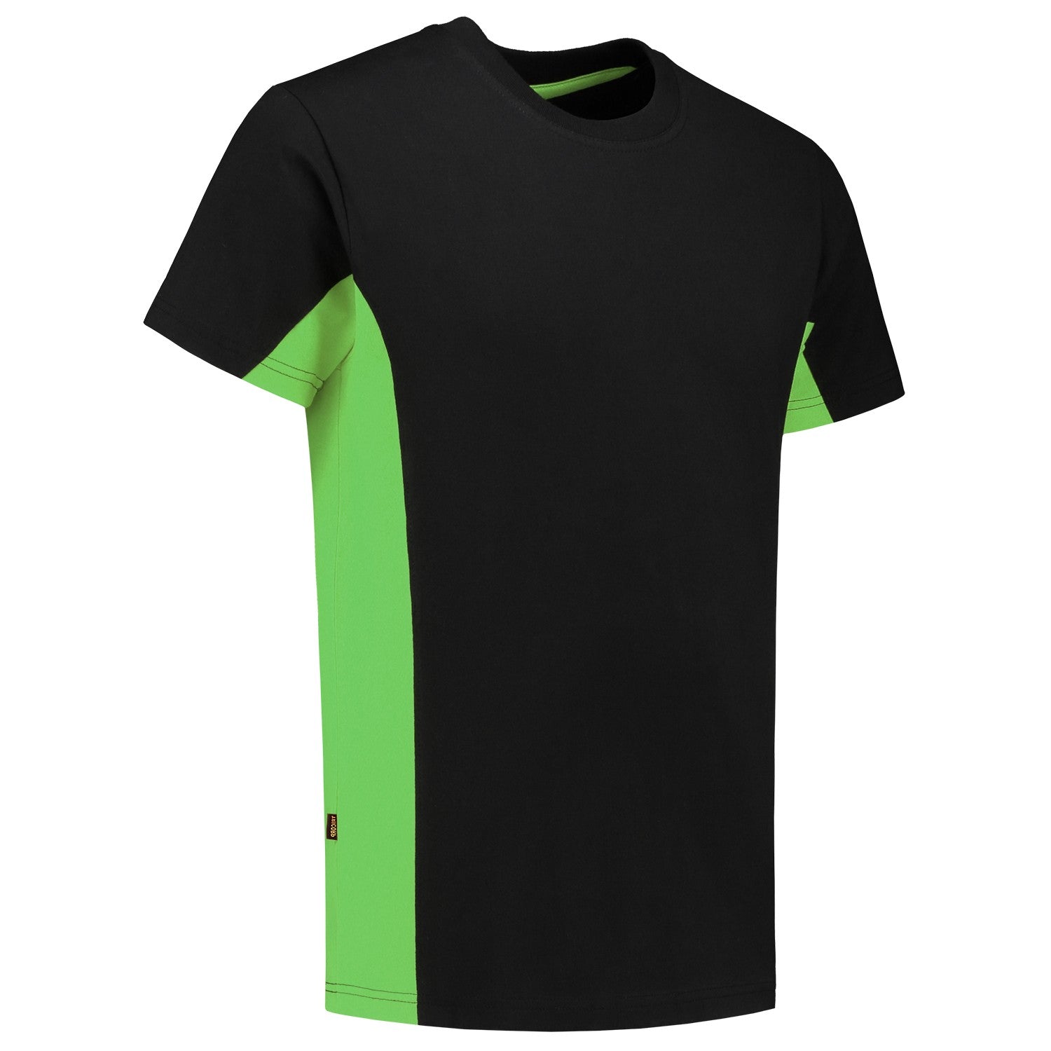 Tricorp 102004 T-Shirt Bicolor Zwart/Lime