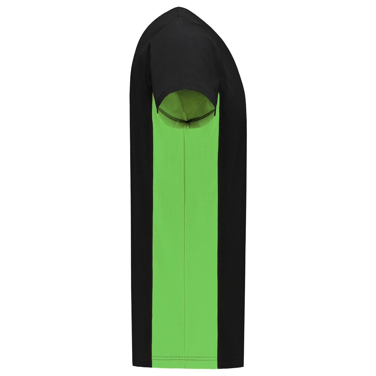 Tricorp 102004 T-Shirt Bicolor Zwart/Lime