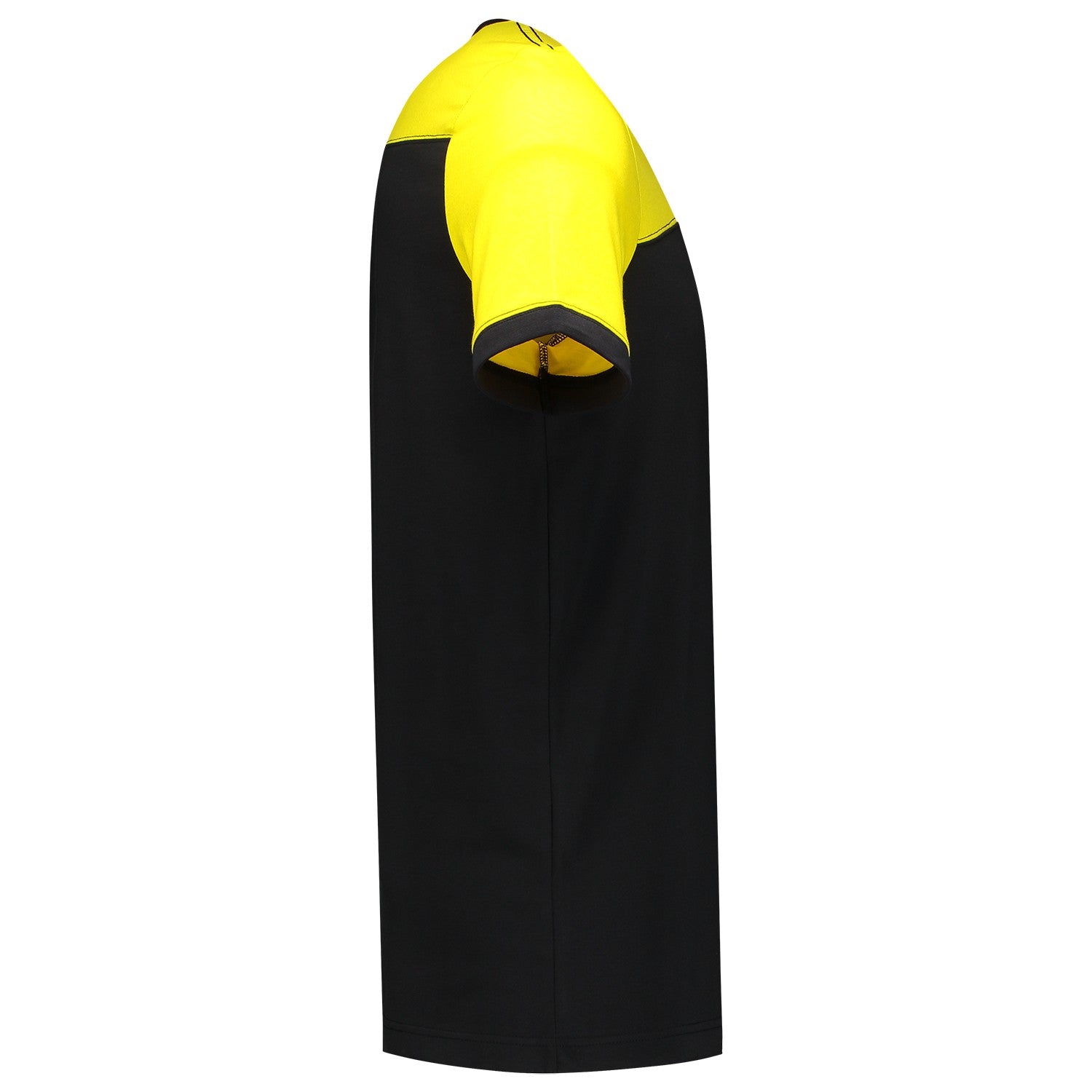 Tricorp 102006 T-Shirt Bicolor Naden Zwart/Geel