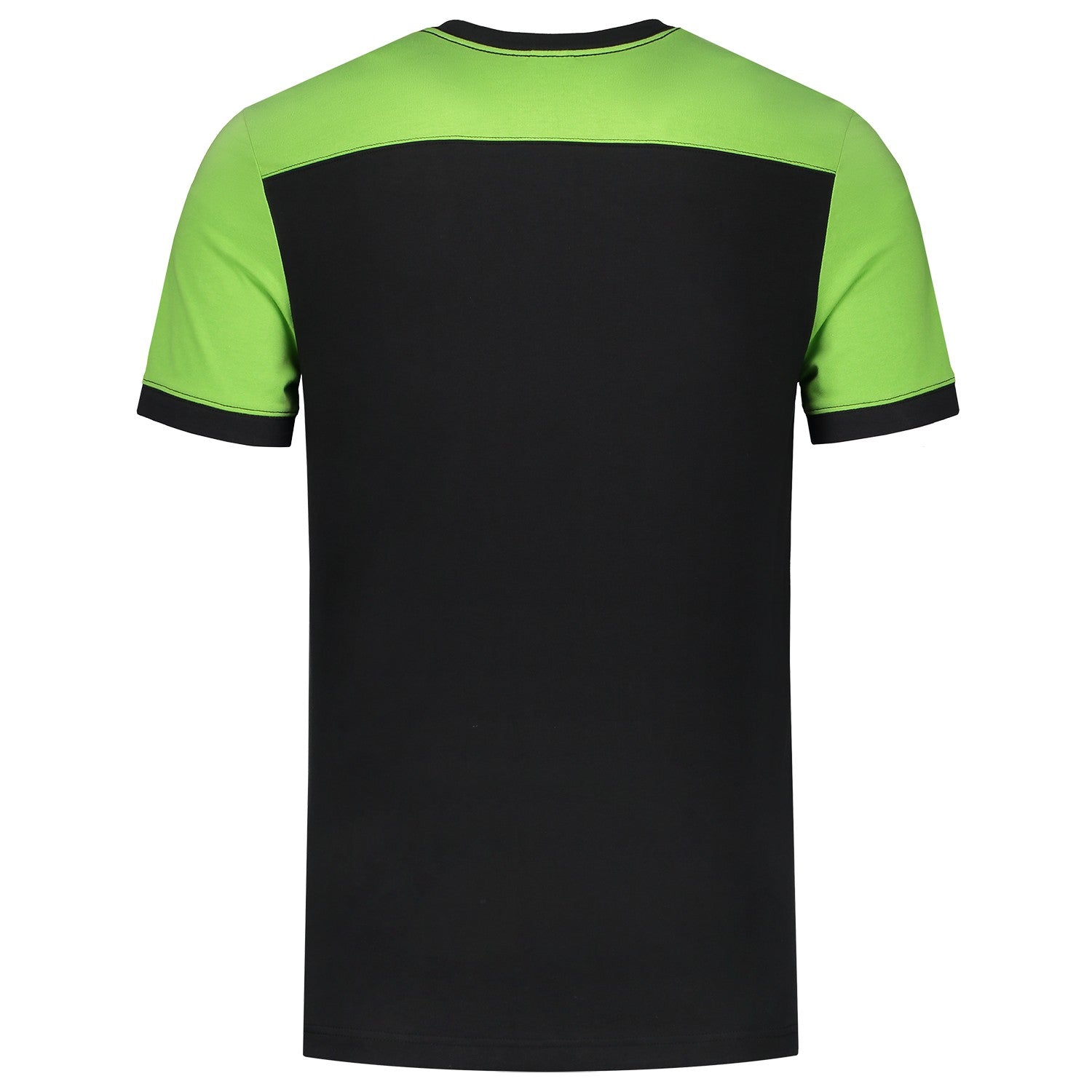 Tricorp 102006 T-Shirt Bicolor Naden Zwart/Lime
