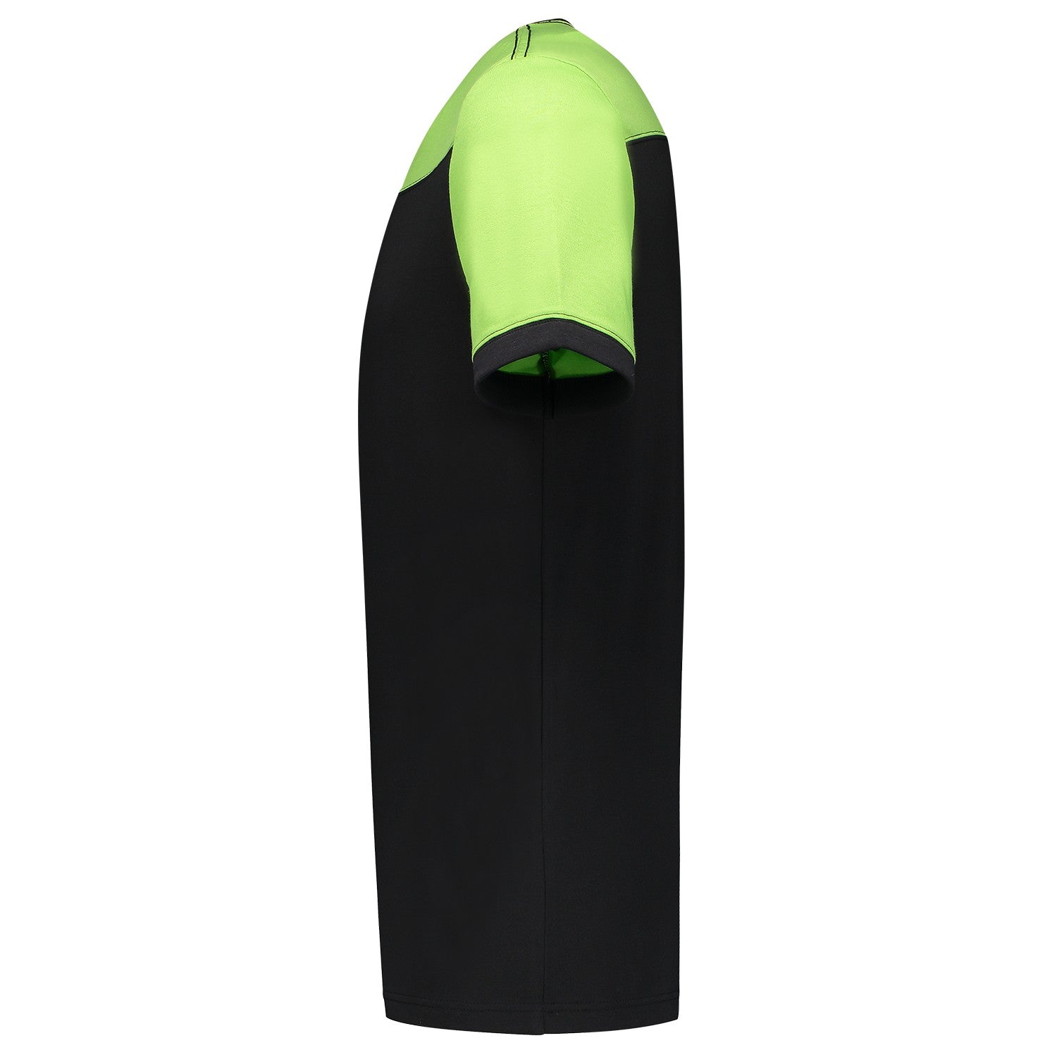 Tricorp 102006 T-Shirt Bicolor Naden Zwart/Lime