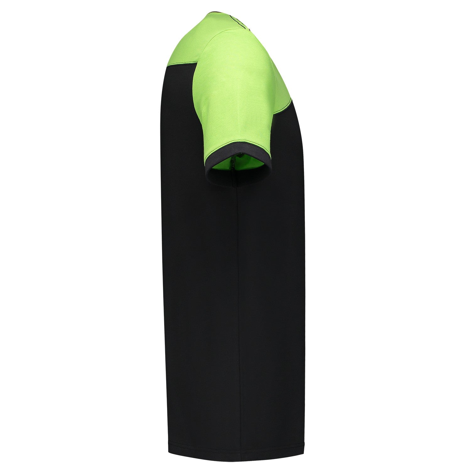 Tricorp 102006 T-Shirt Bicolor Naden Zwart/Lime