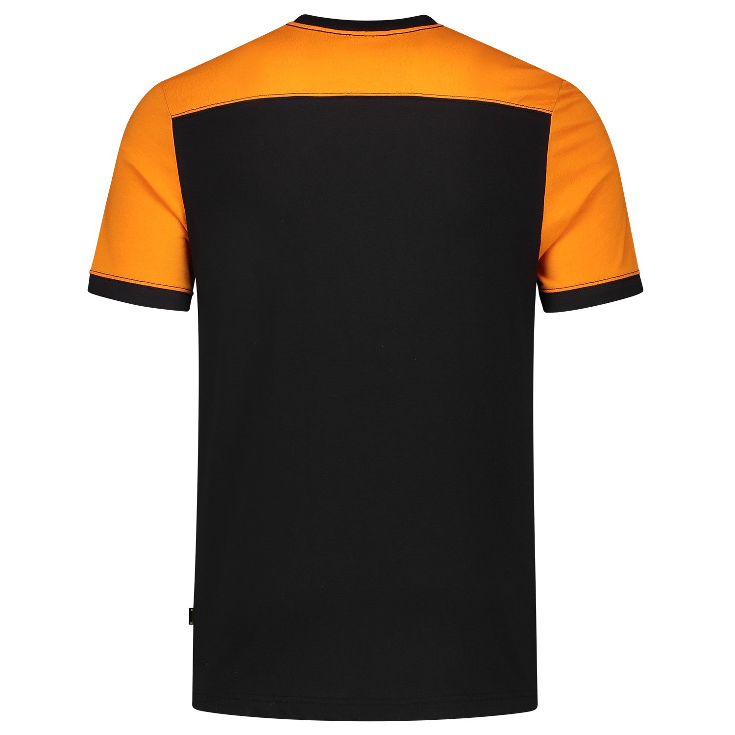 Tricorp 102006 T-Shirt Bicolor Naden Zwart/Oranje