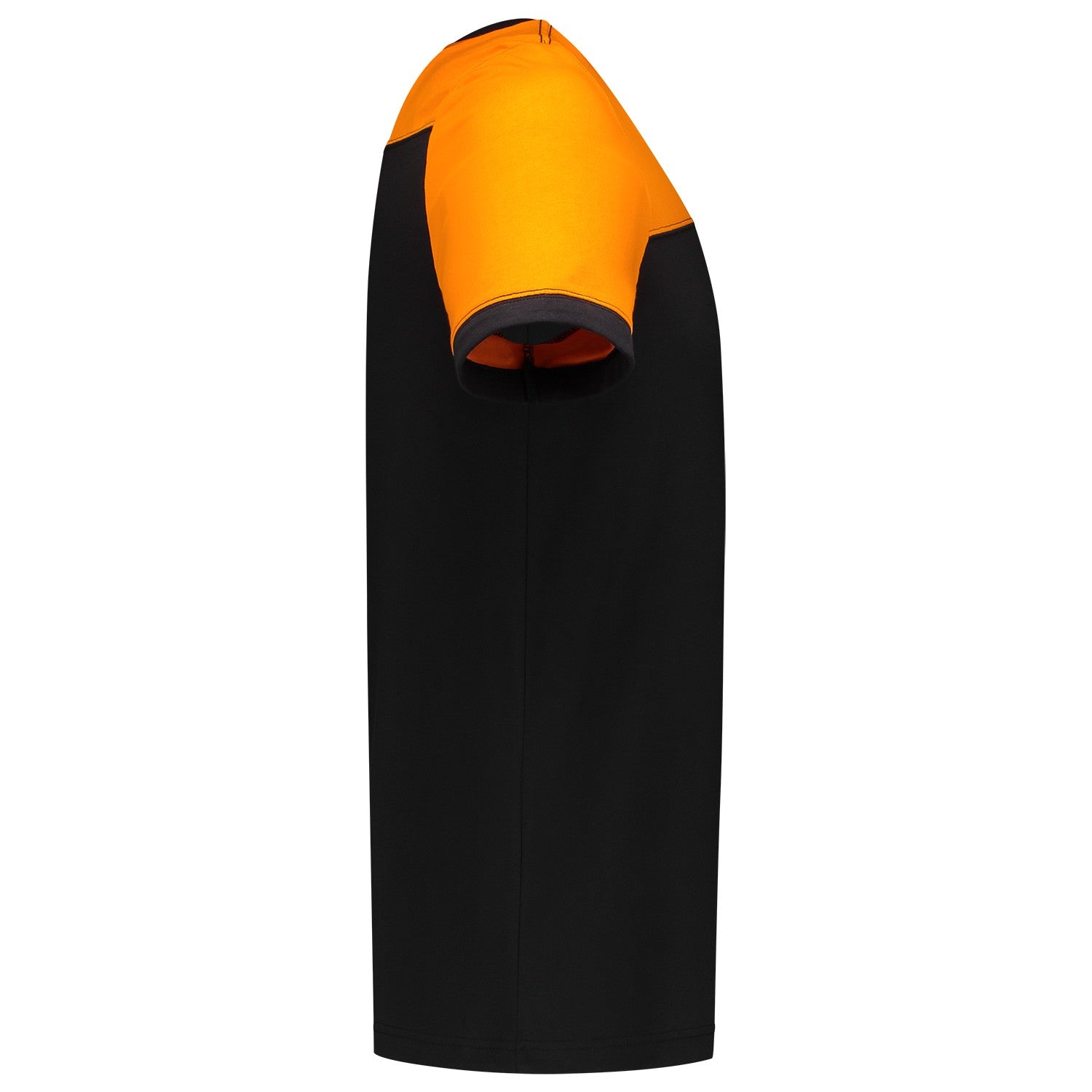Tricorp 102006 T-Shirt Bicolor Naden Zwart/Oranje