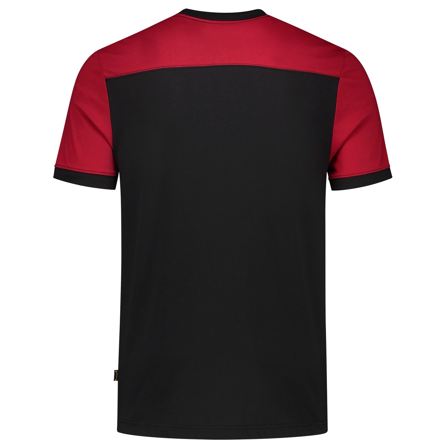 Tricorp 102006 T-Shirt Bicolor Naden Zwart/Rood