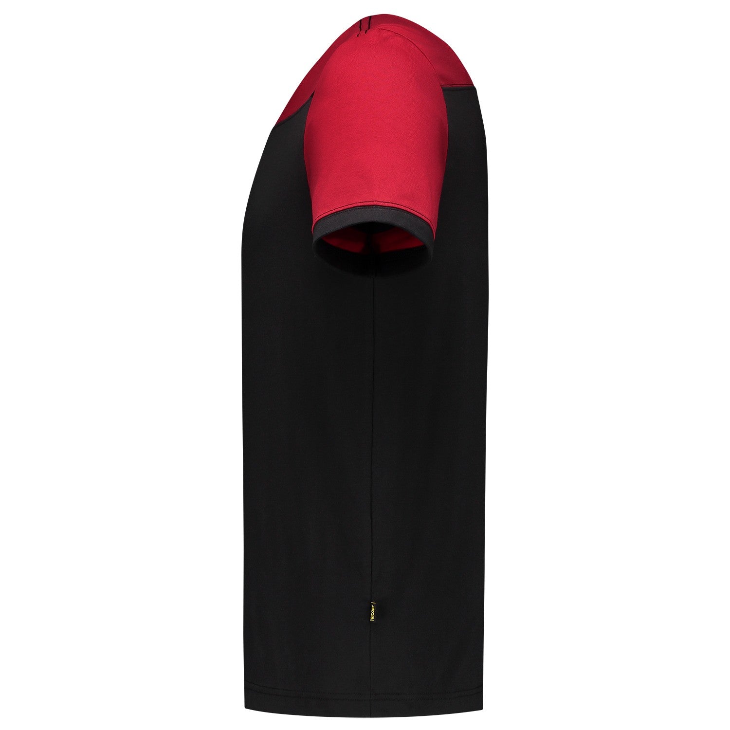 Tricorp 102006 T-Shirt Bicolor Naden Zwart/Rood