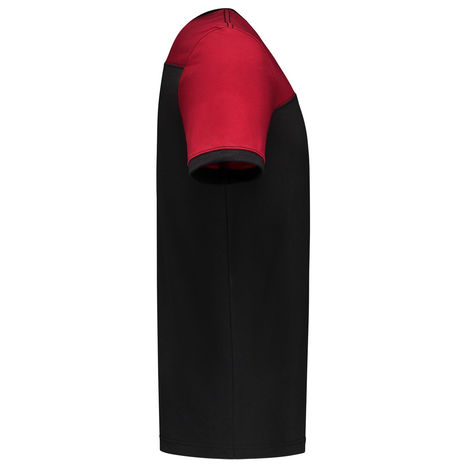 Tricorp 102006 T-Shirt Bicolor Naden Zwart/Rood