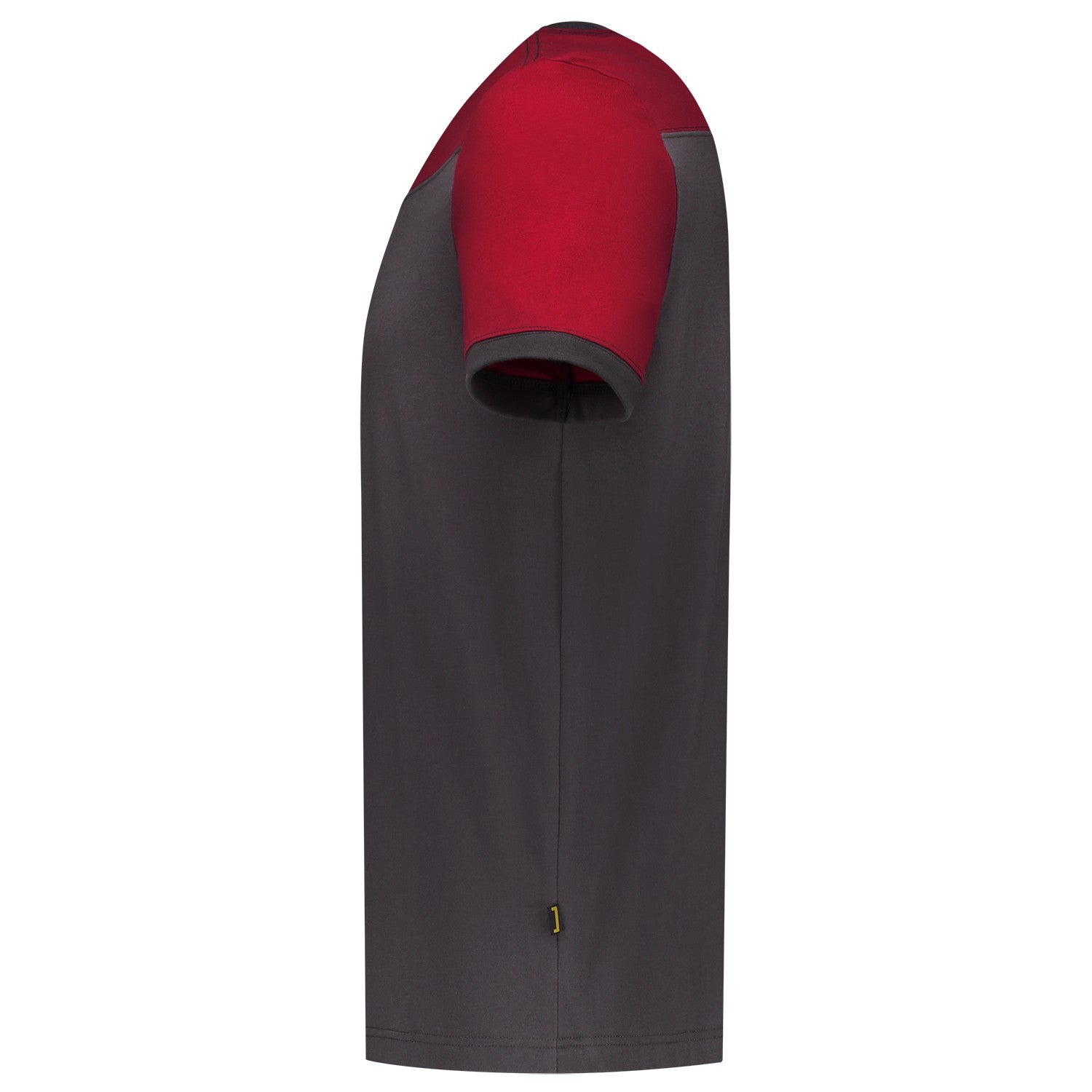 Tricorp 102006 T-Shirt Bicolor Naden Donkergrijs/Rood