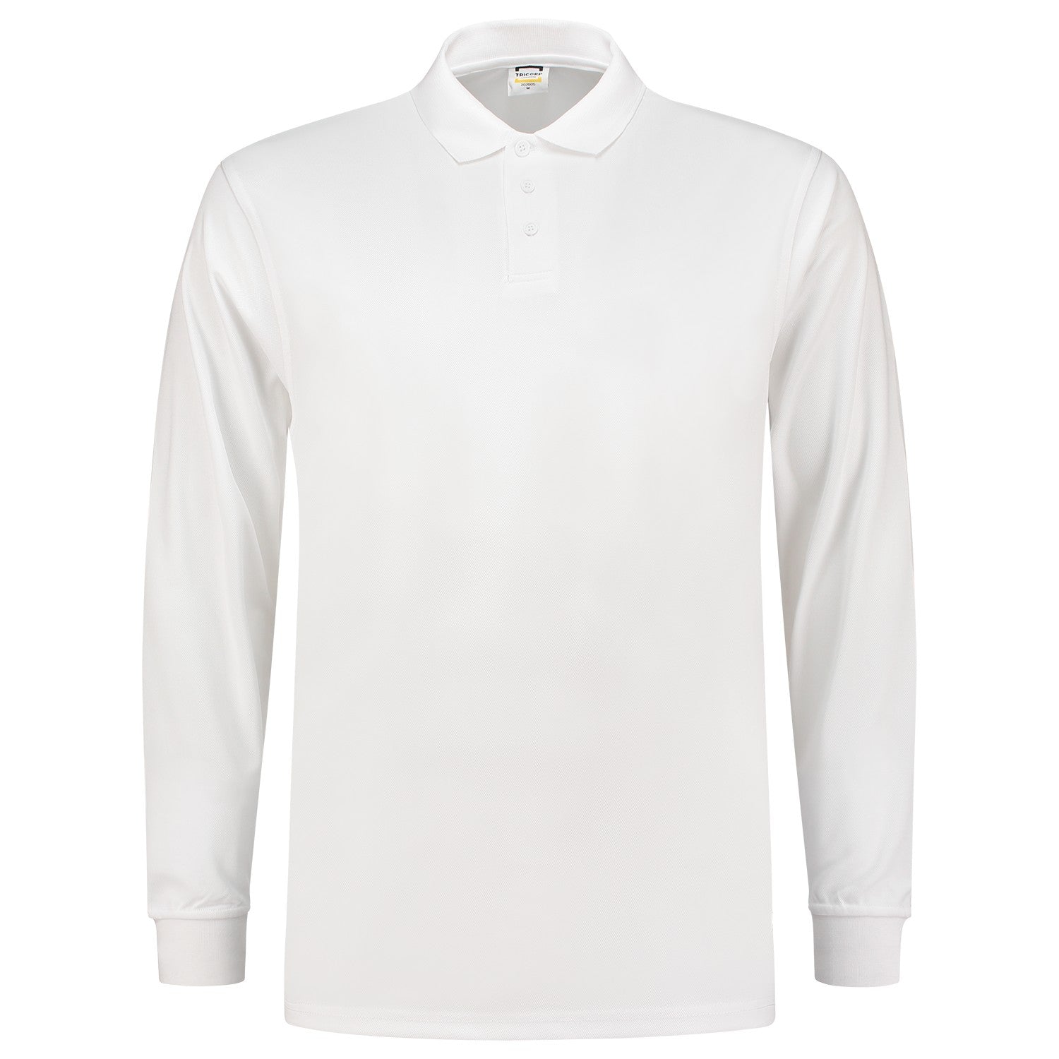 Tricorp 202005 Poloshirt UV Block Cooldry Lange Mo Wit