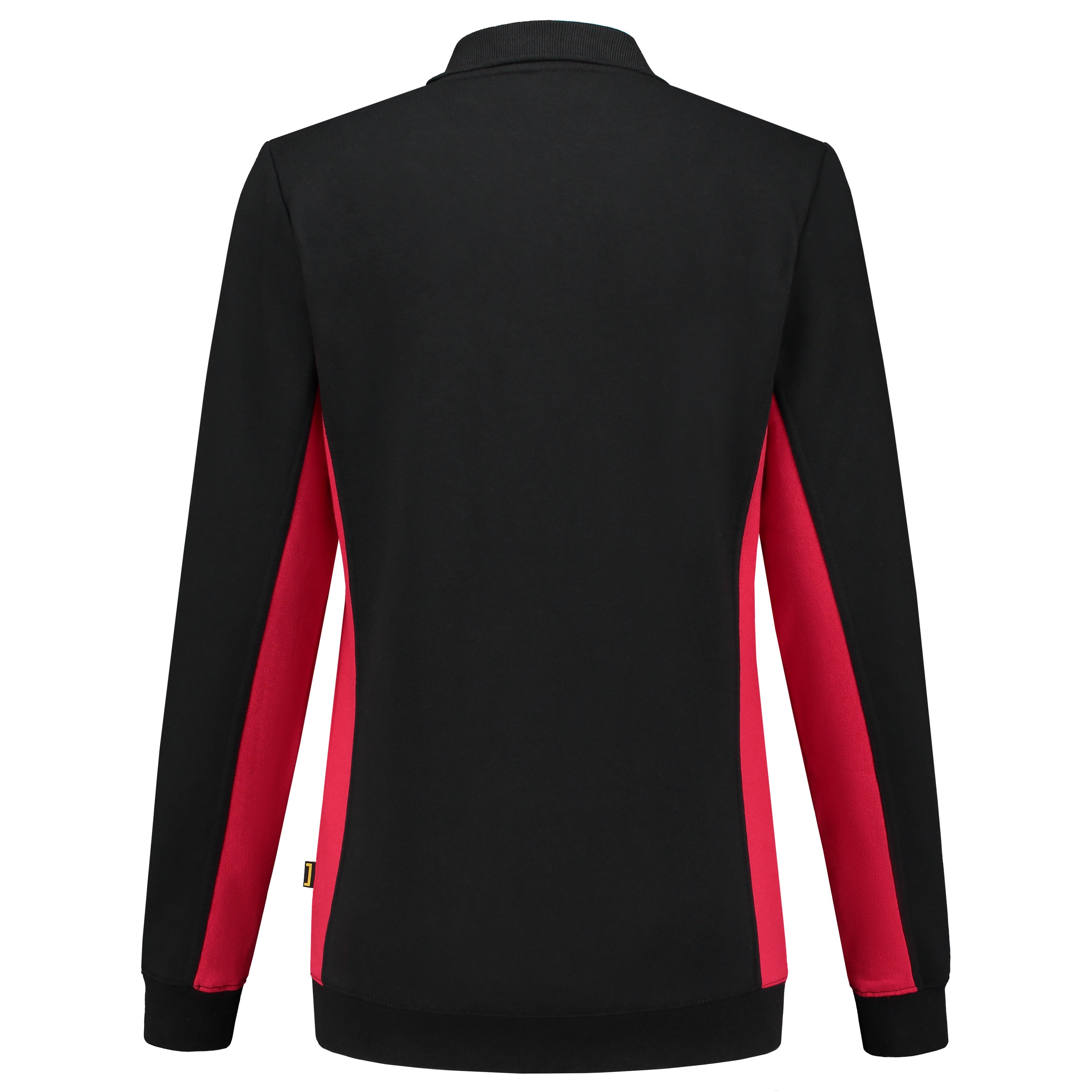 Tricorp 302002 Polosweater Bicolor Dames Zwart/Rood