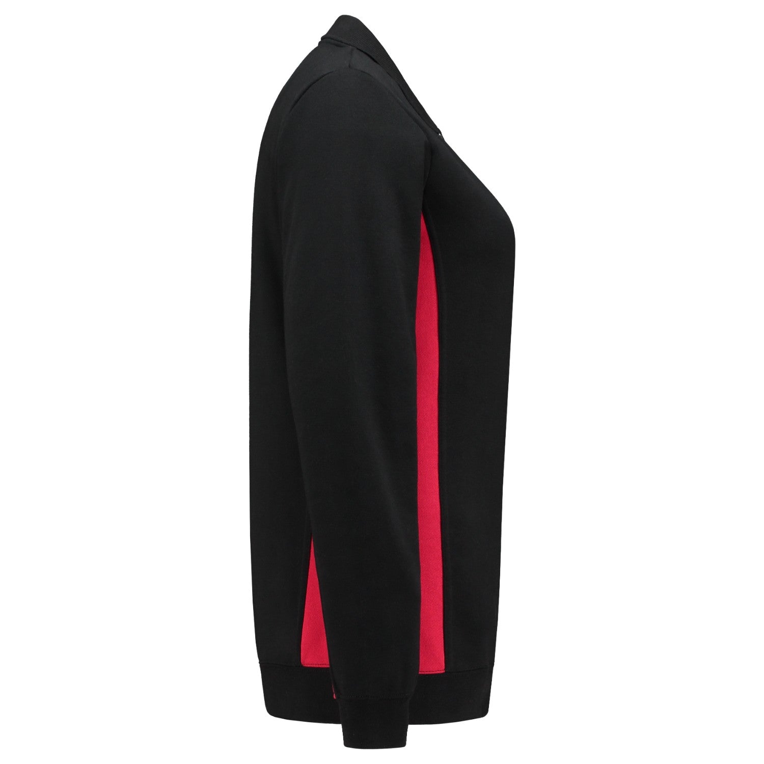 Tricorp 302002 Polosweater Bicolor Dames Zwart/Rood